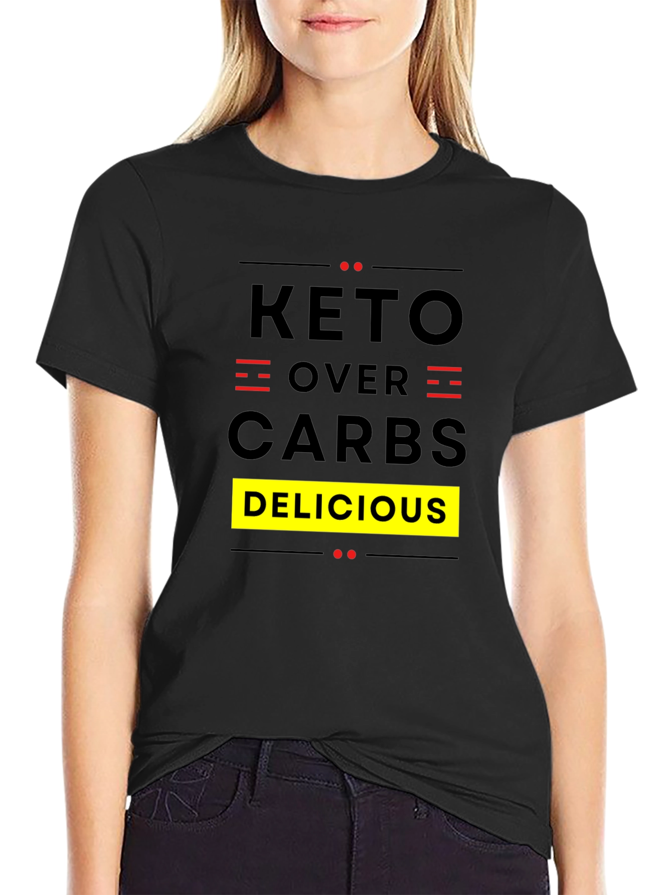 Keto Over Carbs Graphic Tee - Delicious Lifestyle Shirt