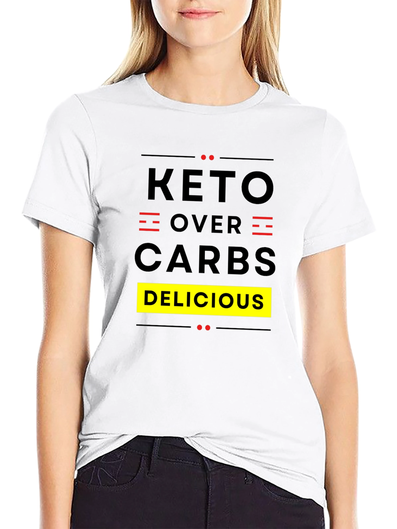 Keto Over Carbs Graphic Tee - Delicious Lifestyle Shirt