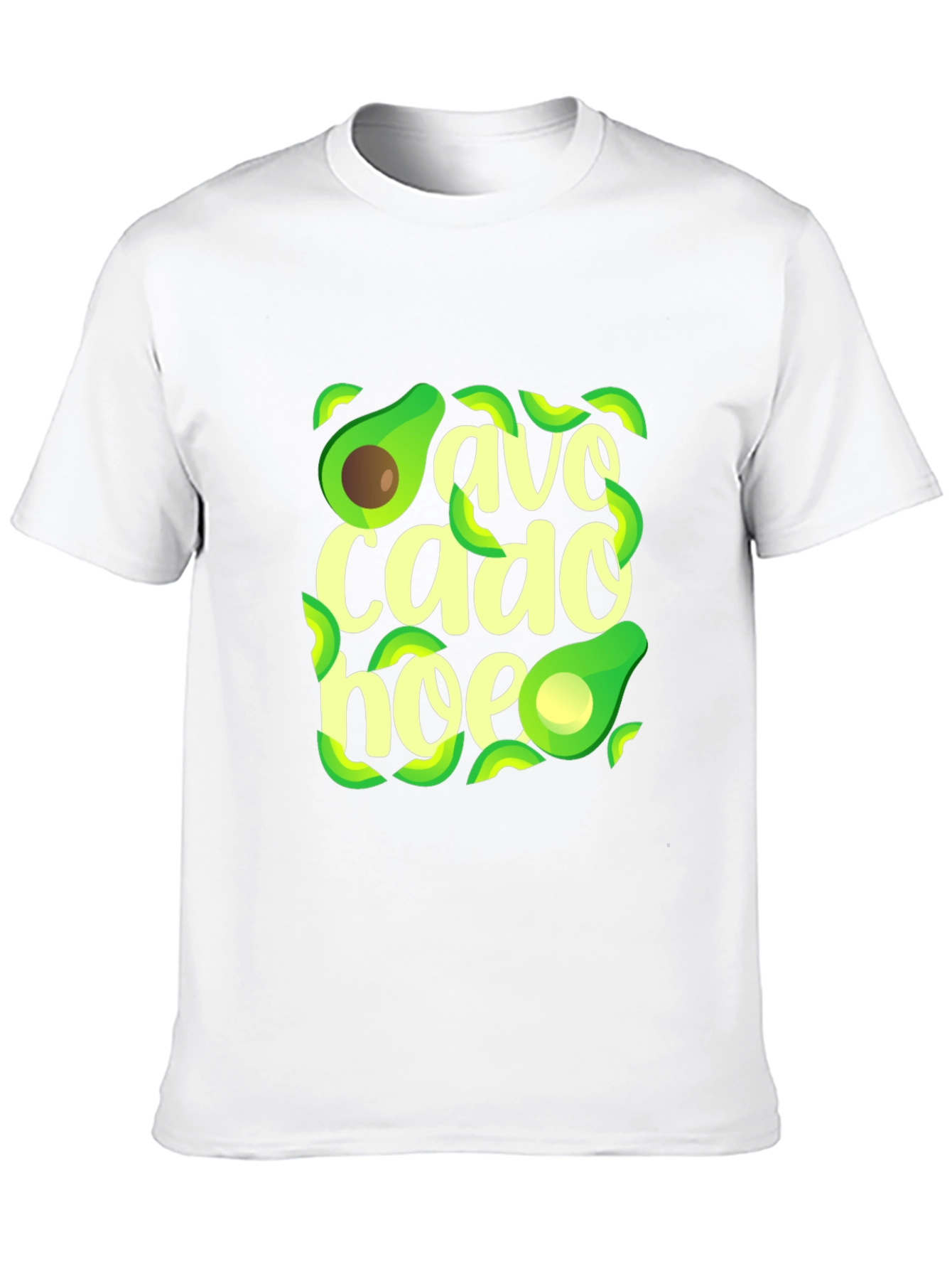 Avocado Hoe T-Shirt - Trendy Graphic Tee