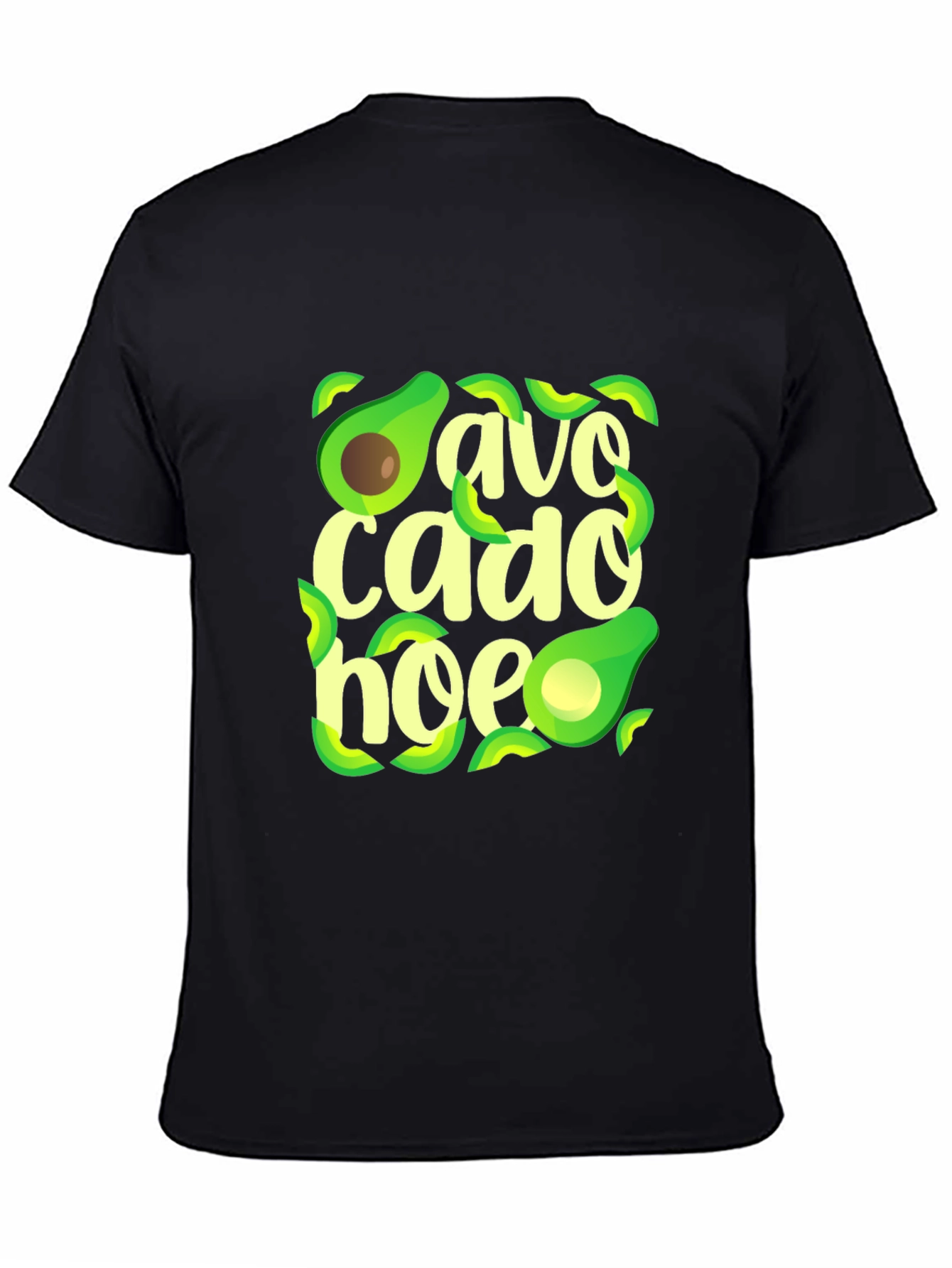 Avocado Hoe T-Shirt - Trendy Graphic Tee