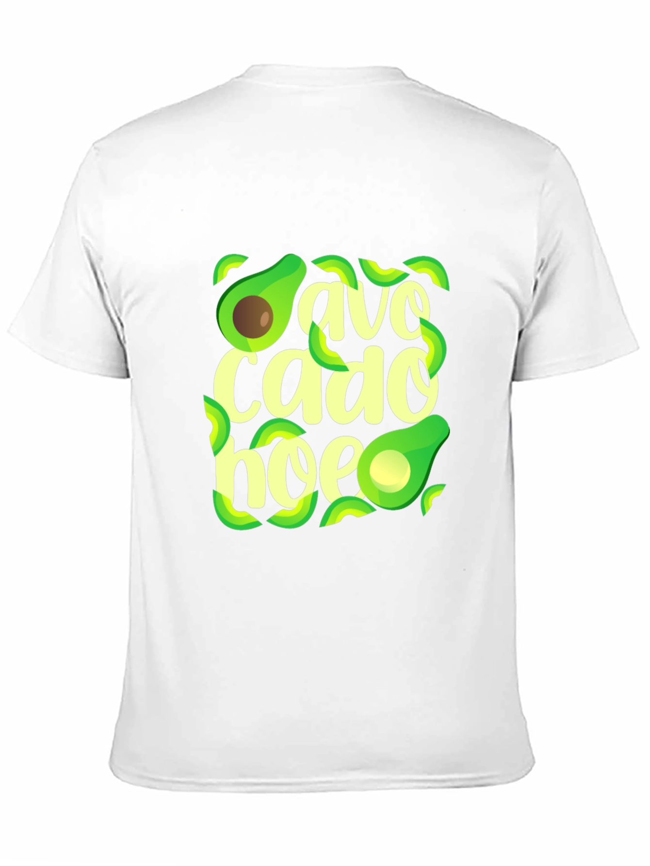 Avocado Hoe T-Shirt - Trendy Graphic Tee