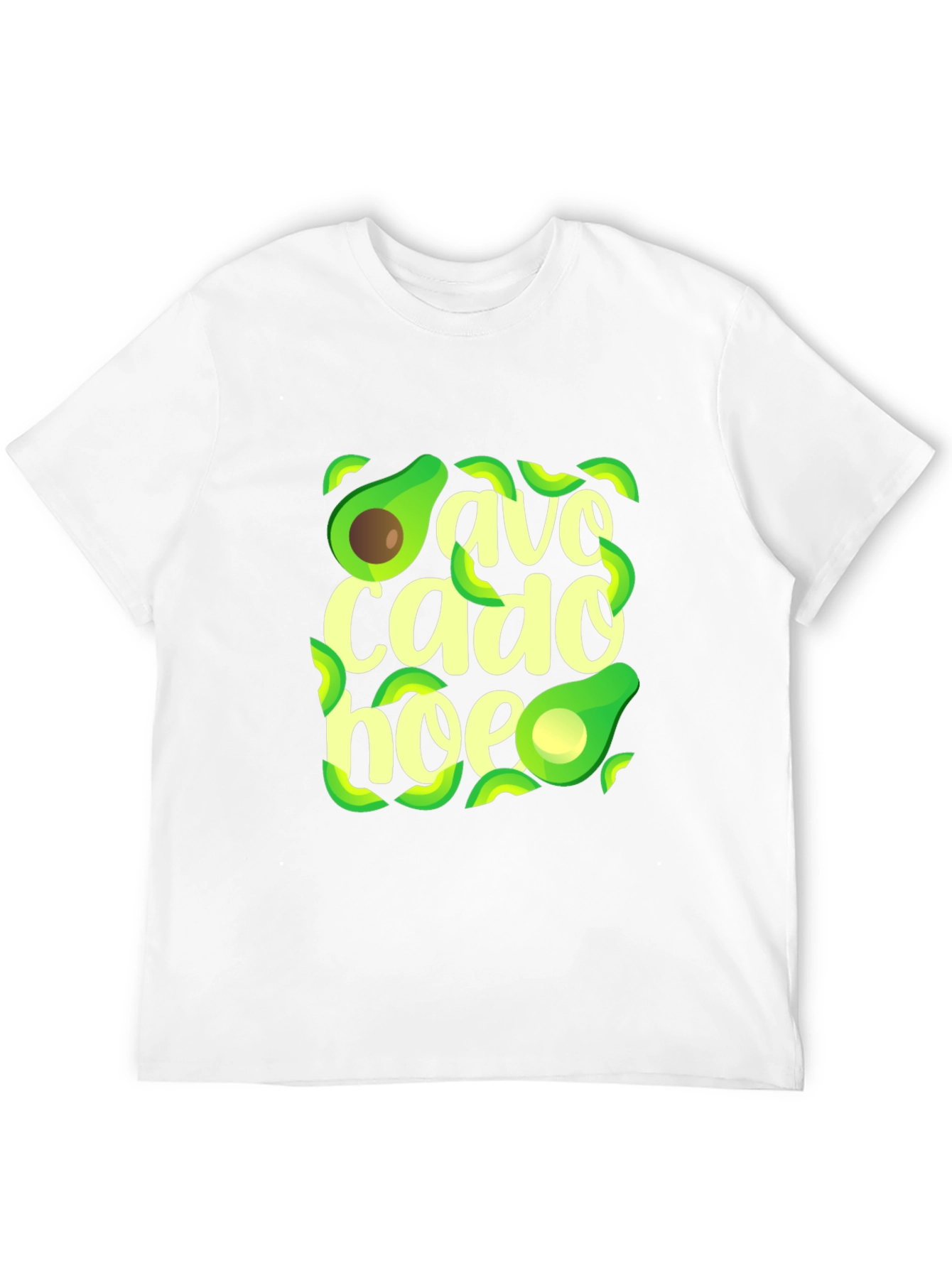 Avocado Hoe T-Shirt - Trendy Graphic Tee
