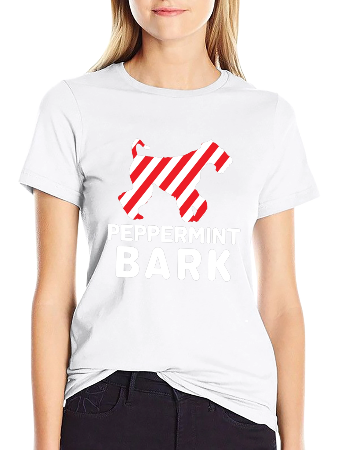 Peppermint Bark Dog Graphic T-Shirt