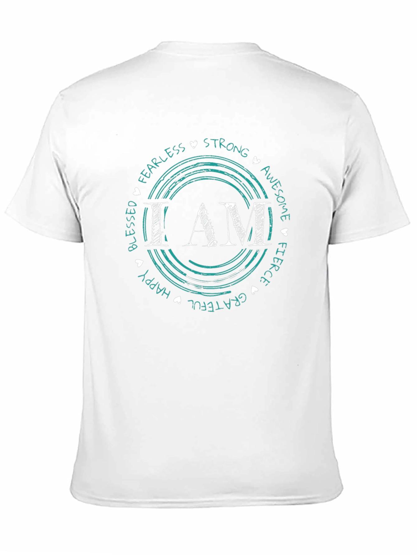 I AM Circle Graphic Tee - Motivational Shirt