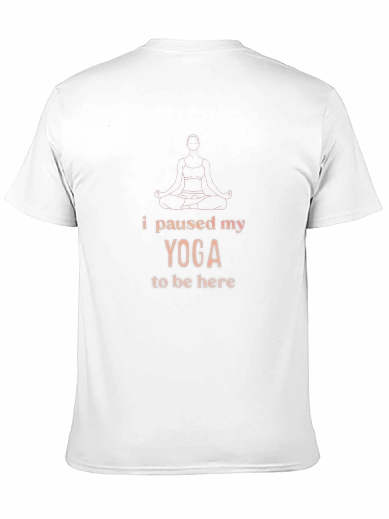 Yoga Lover Tee: I Paused My Yoga