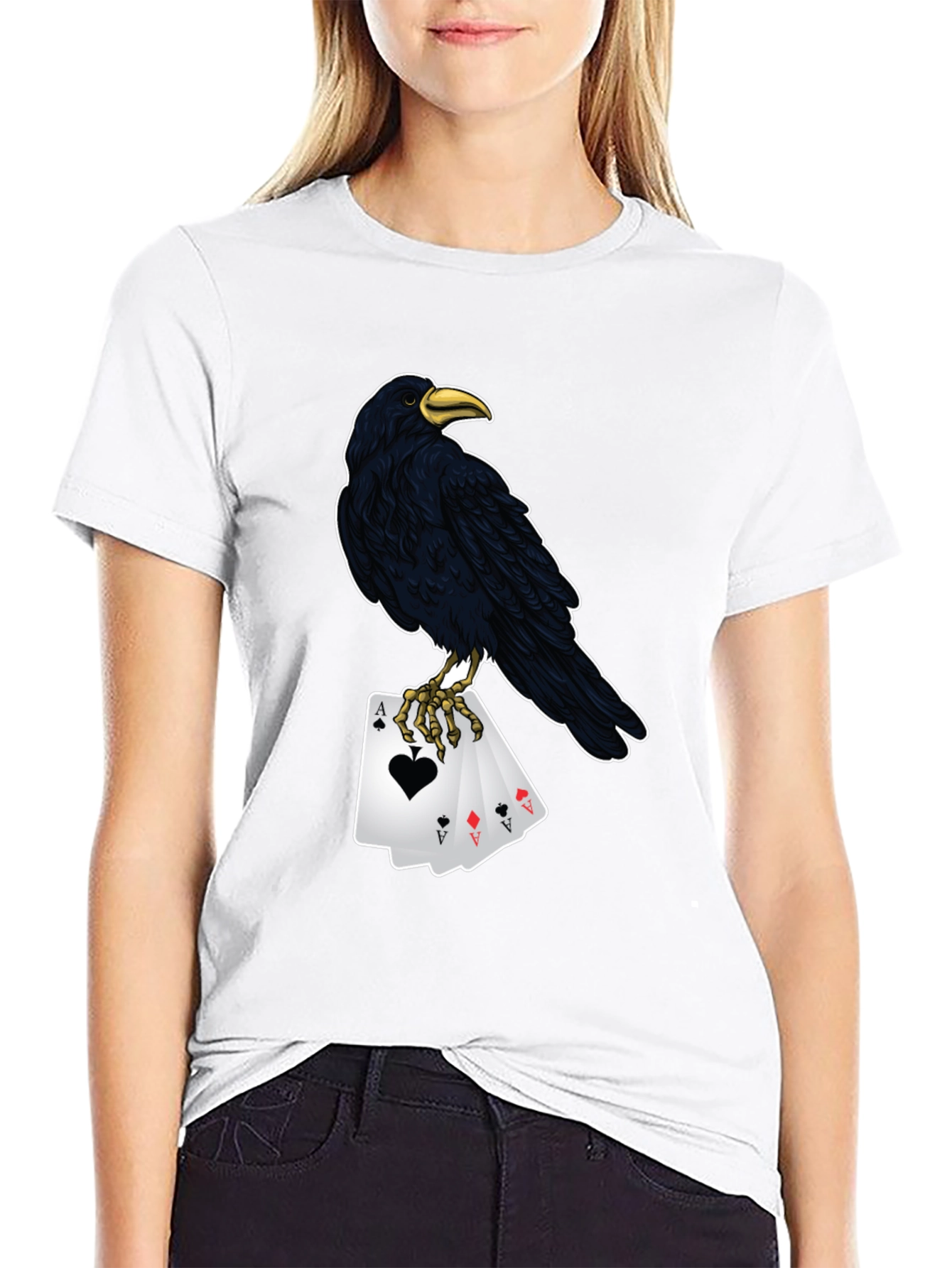 Raven Ace Card Graphic Tee