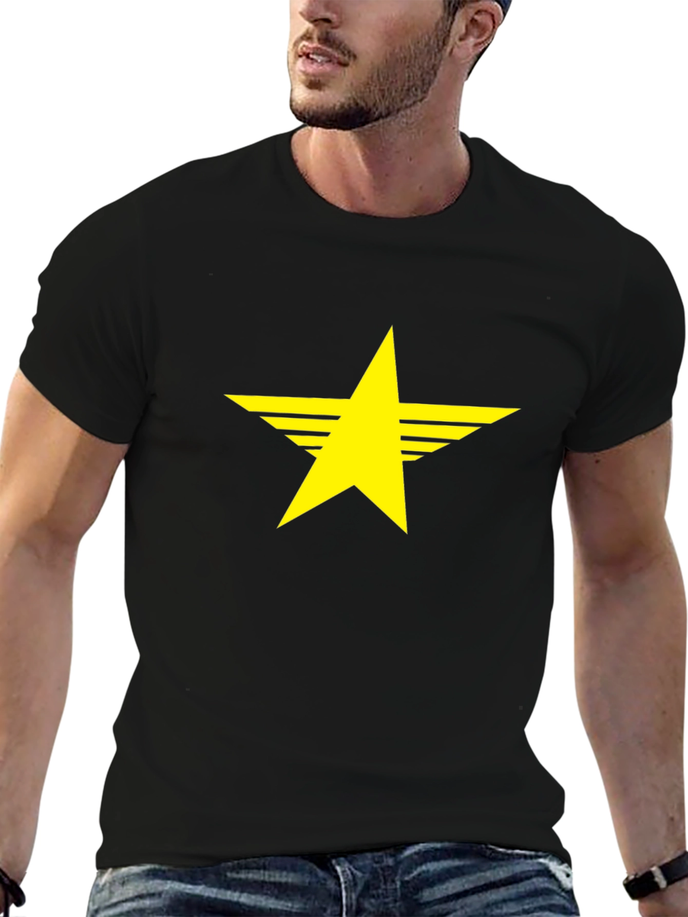 Star Graphic Black T-Shirt