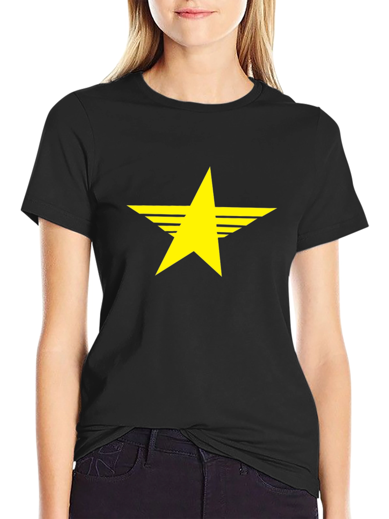 Star Graphic Black T-Shirt