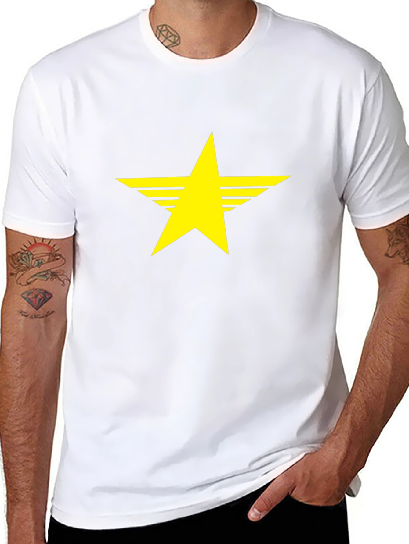 Star Graphic Black T-Shirt