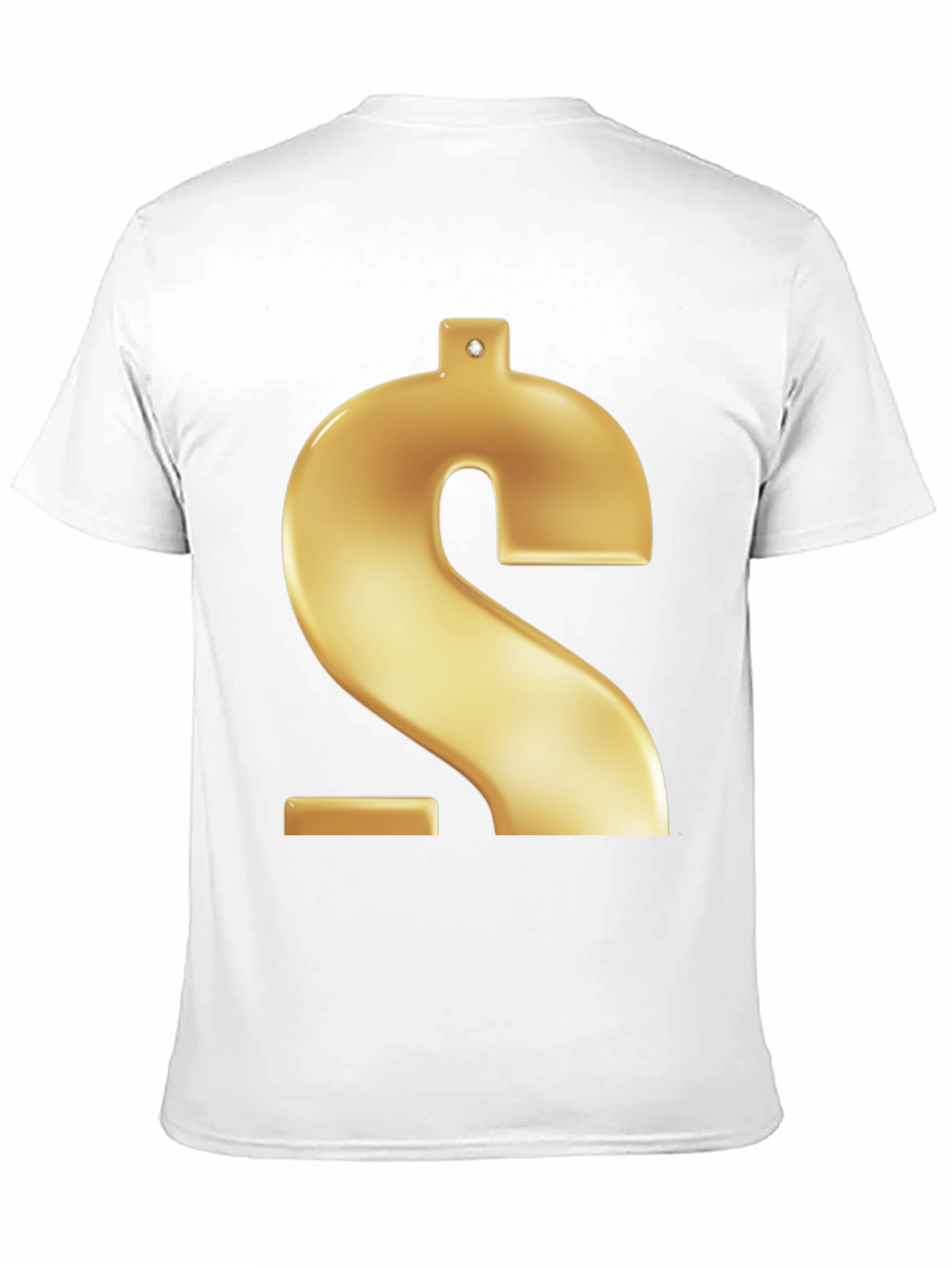 Gold Dollar Sign Graphic Tee