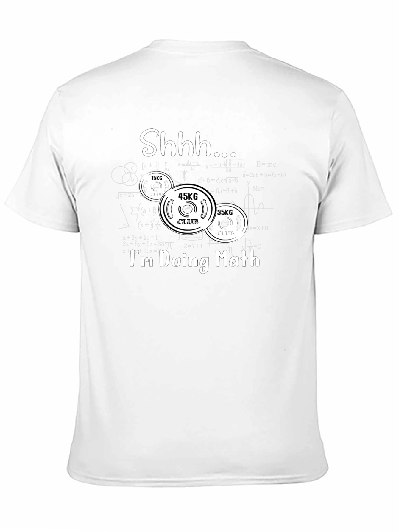 Math Workout T-Shirt - Shhh... Im Doing Math