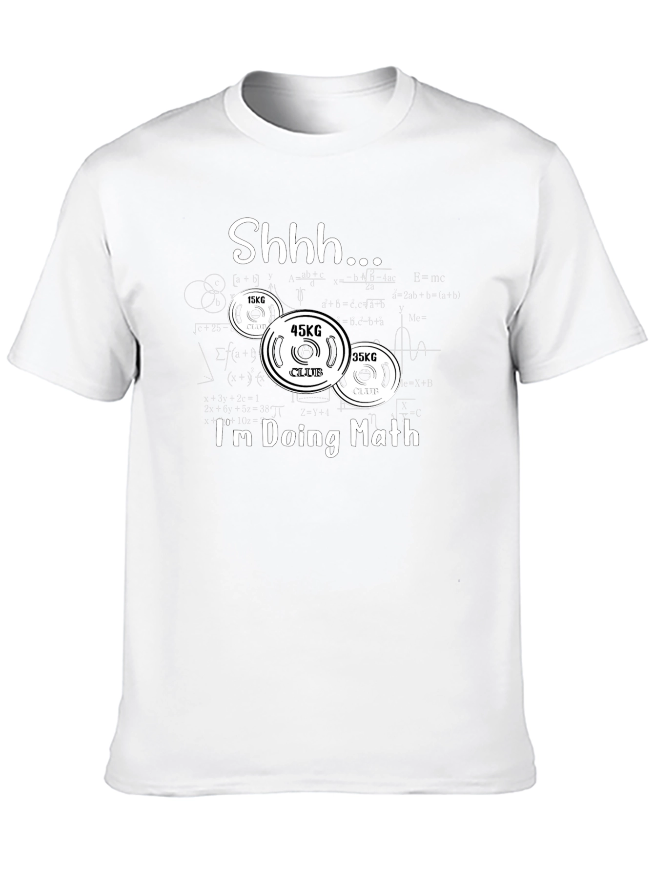 Math Workout T-Shirt - Shhh... Im Doing Math