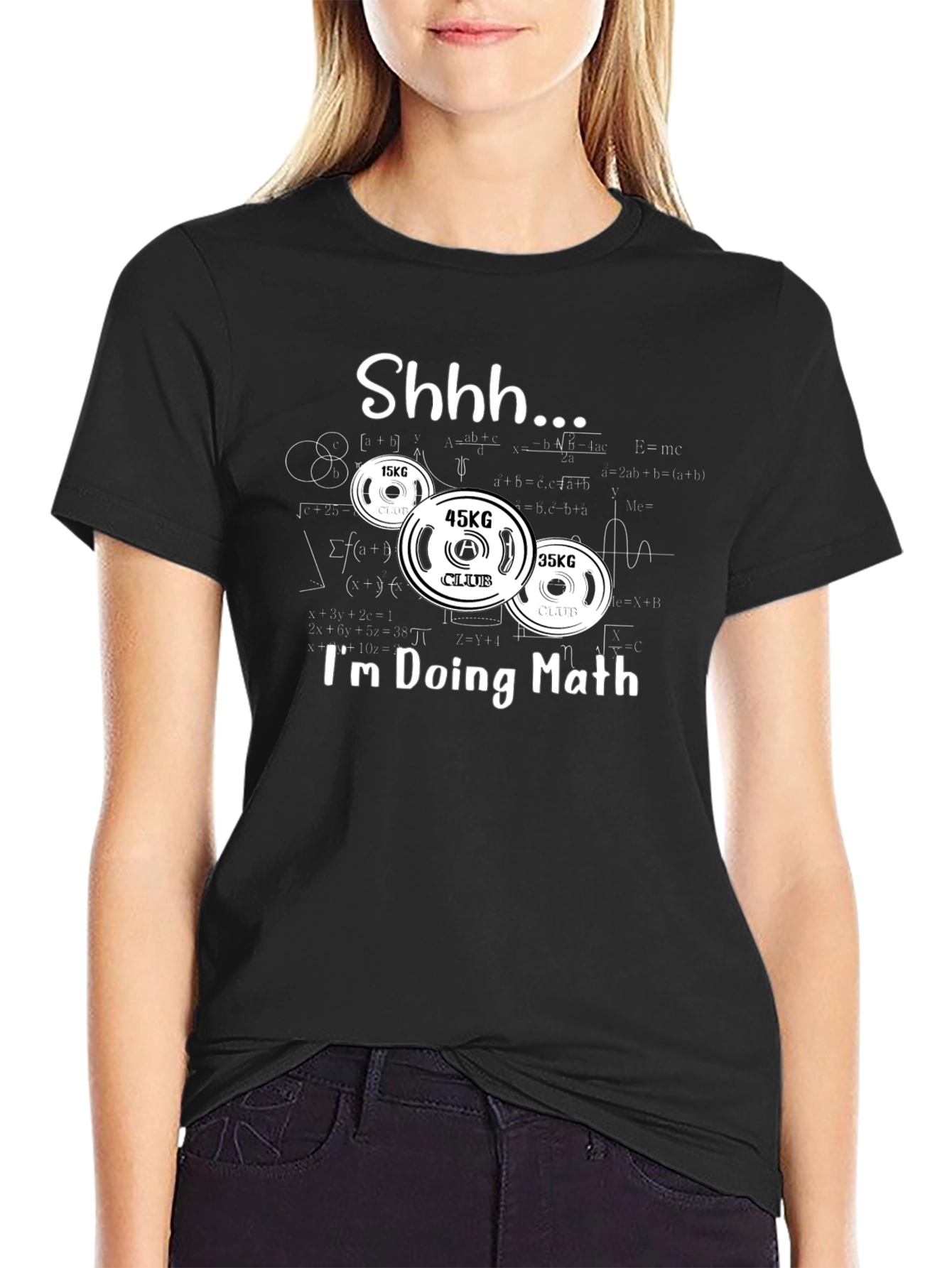 Math Workout T-Shirt - Shhh... Im Doing Math