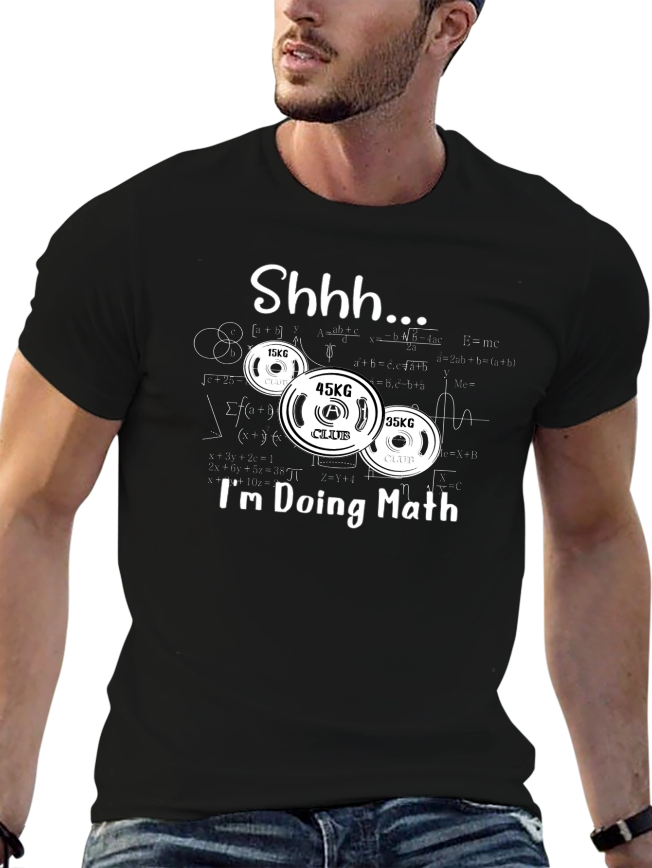 Math Workout T-Shirt - Shhh... Im Doing Math