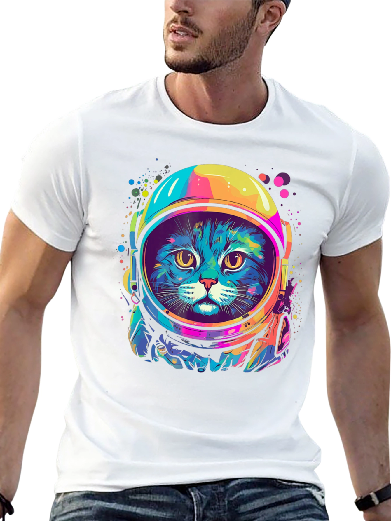 Cool Cat Astronaut T-Shirt