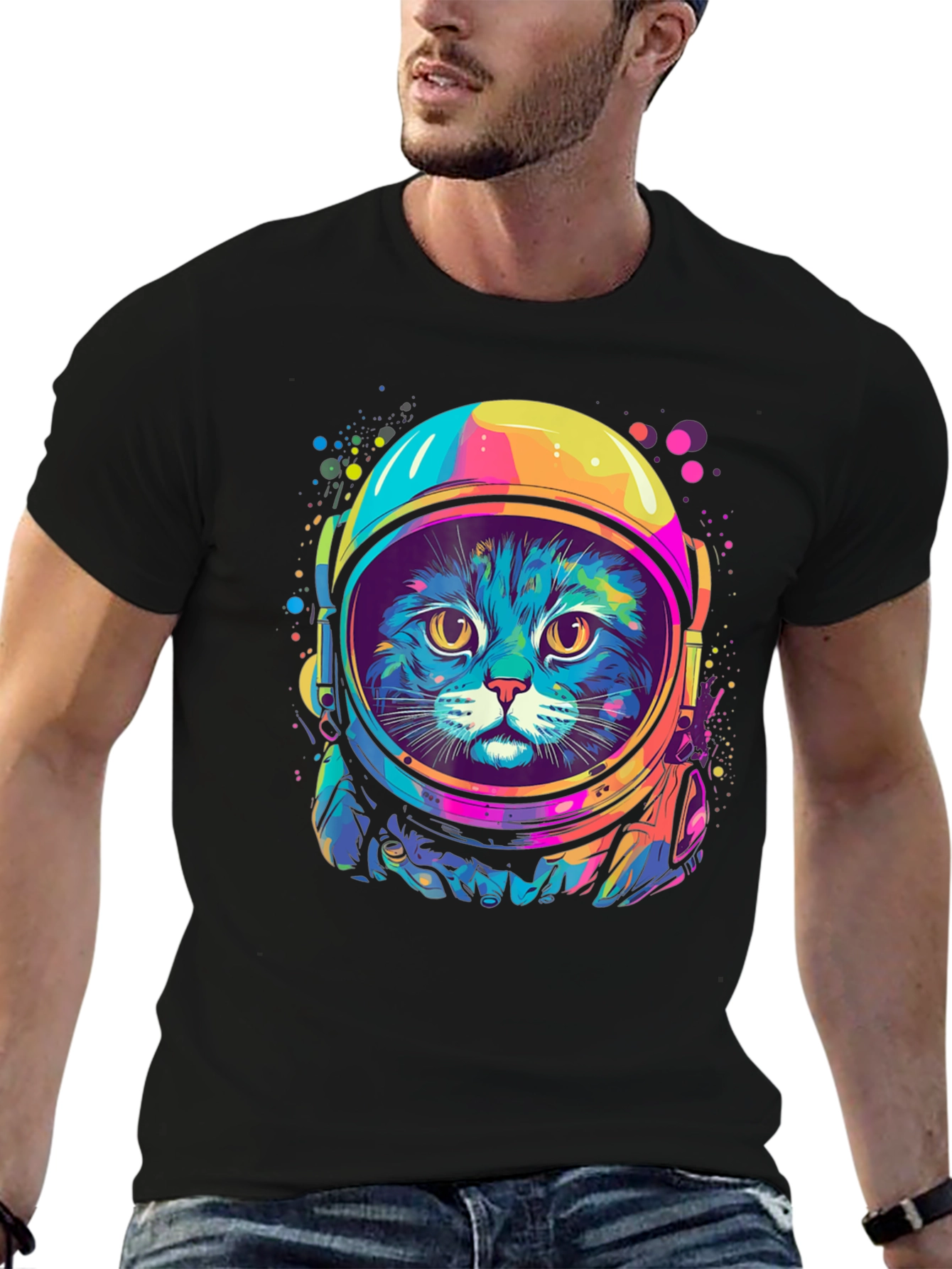Cool Cat Astronaut T-Shirt