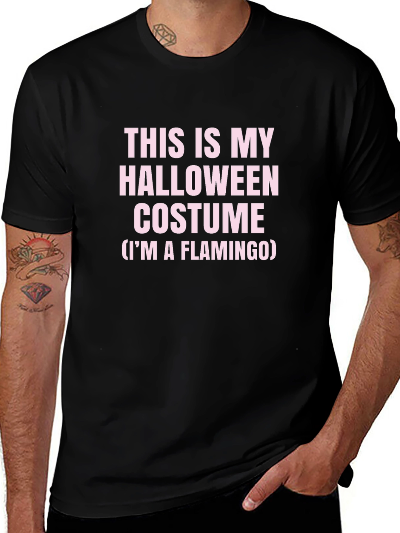 Funny Halloween Costume Flamingo T-Shirt