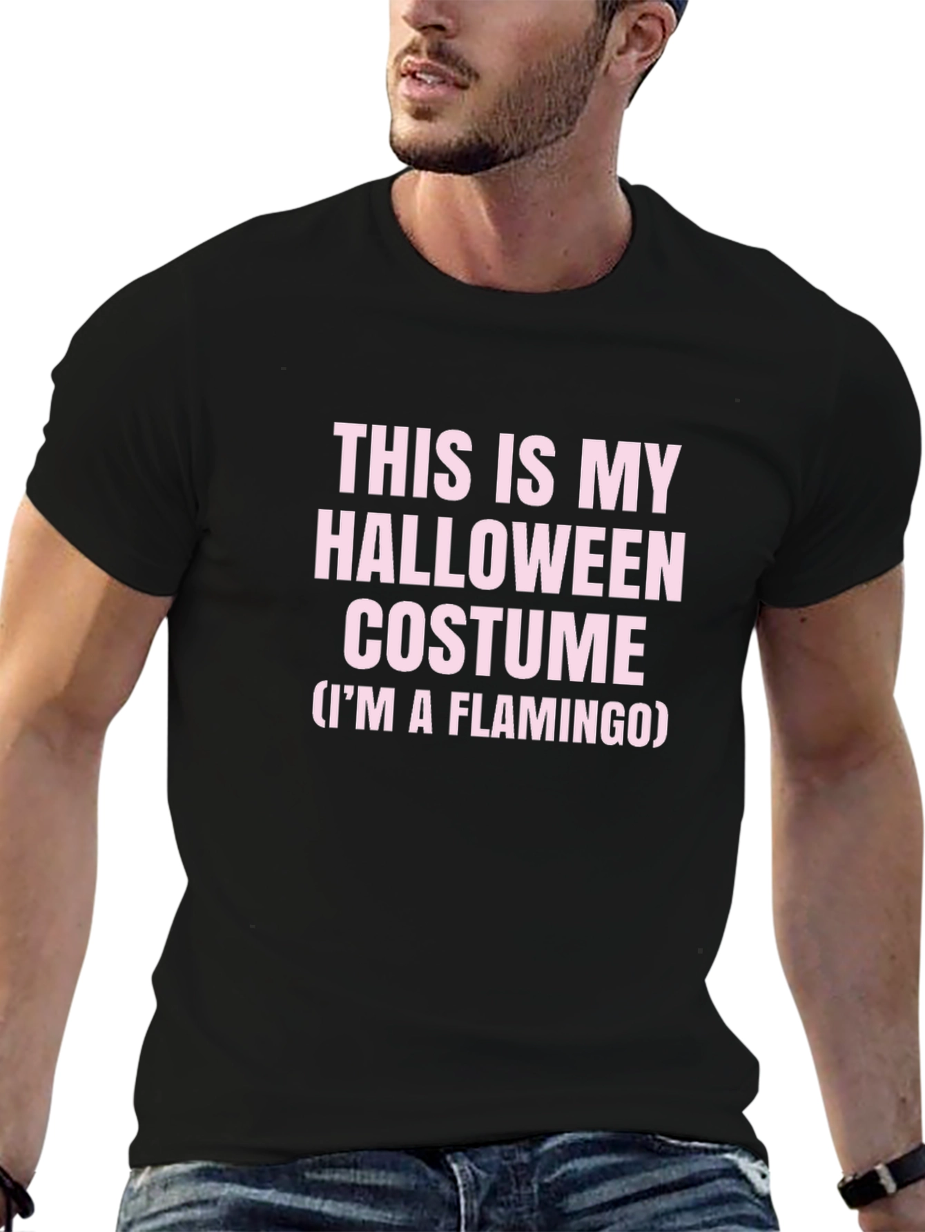 Funny Halloween Costume Flamingo T-Shirt