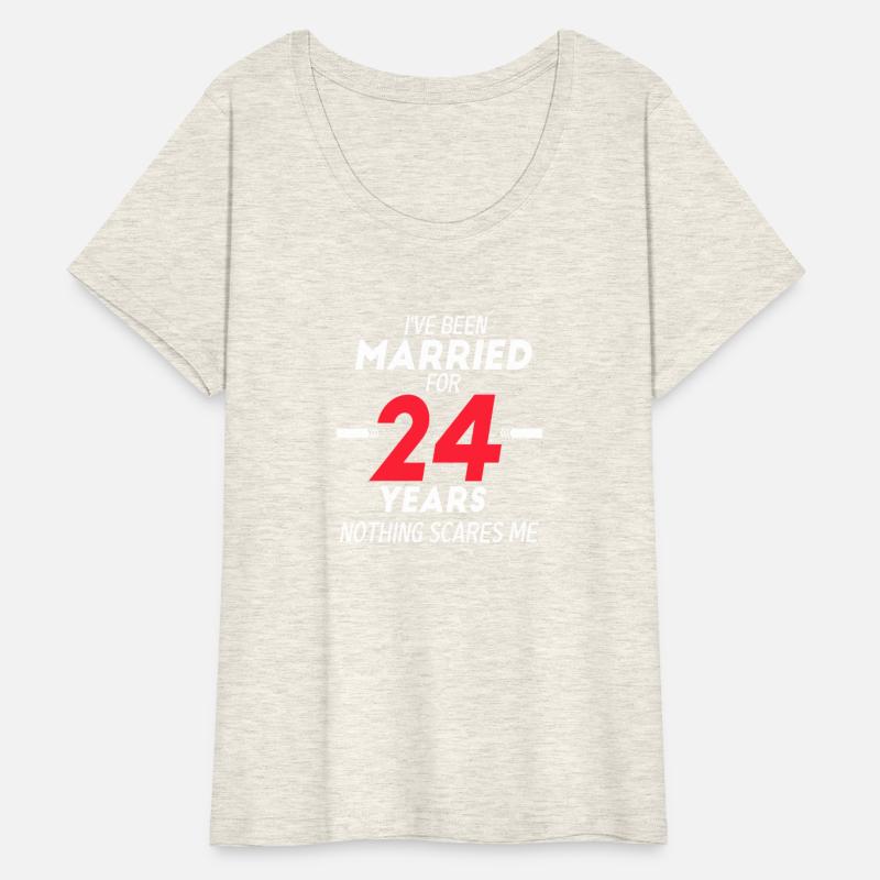 24 Years Married Funny Couple Anniversary Husband