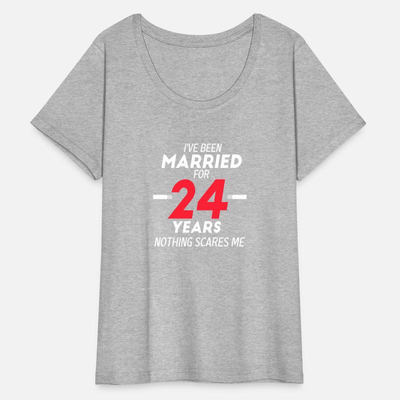24 Years Married Funny Couple Anniversary Husband