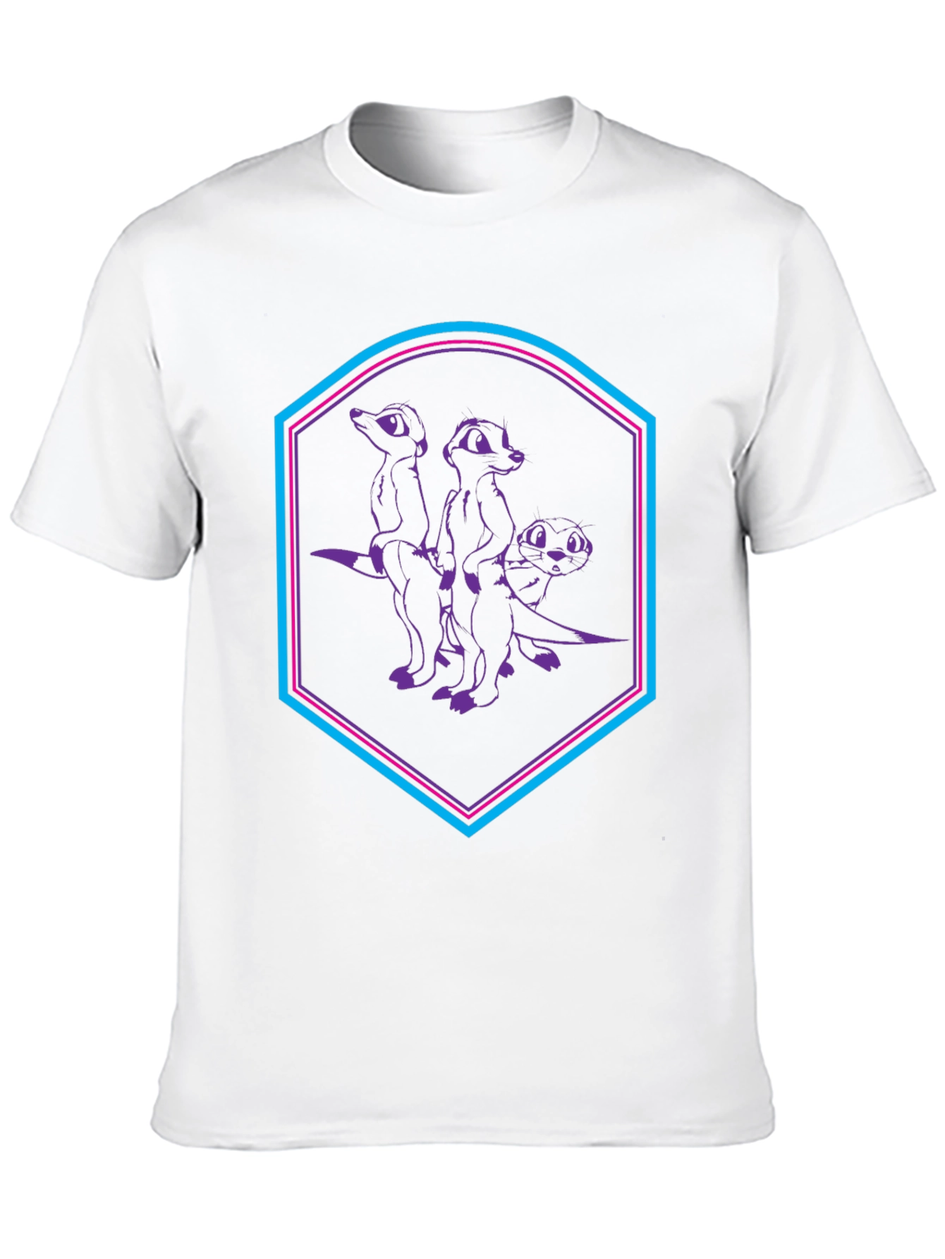 Meerkat Graphic Tee - Unisex Cotton T-Shirt