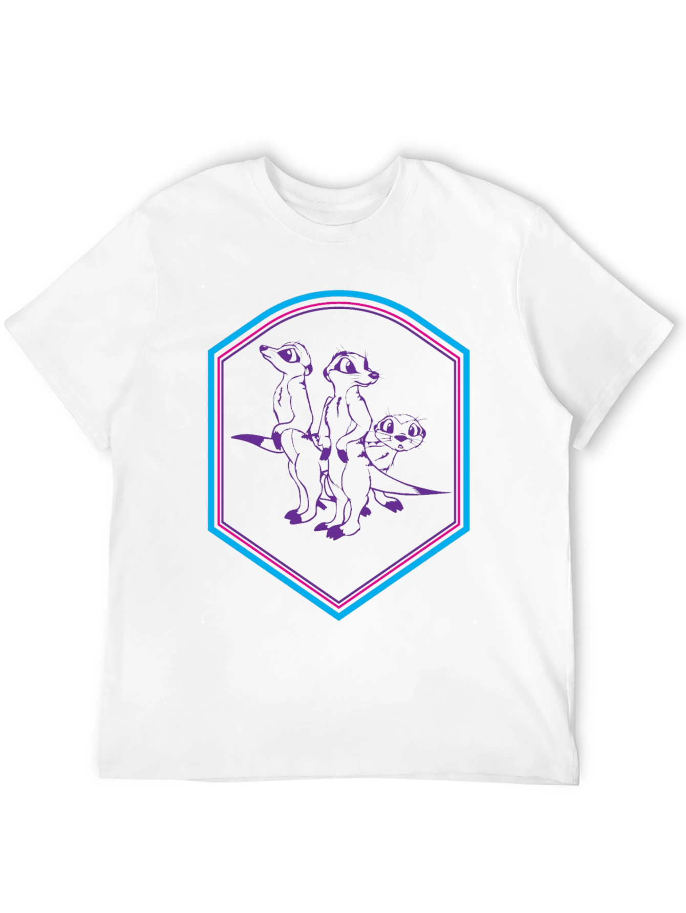 Meerkat Graphic Tee - Unisex Cotton T-Shirt