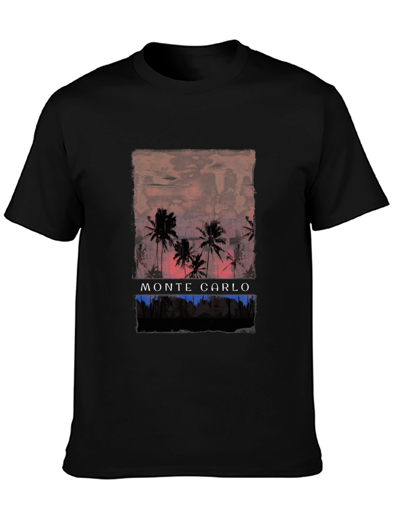 Monte Carlo Palm Tree Graphic Tee