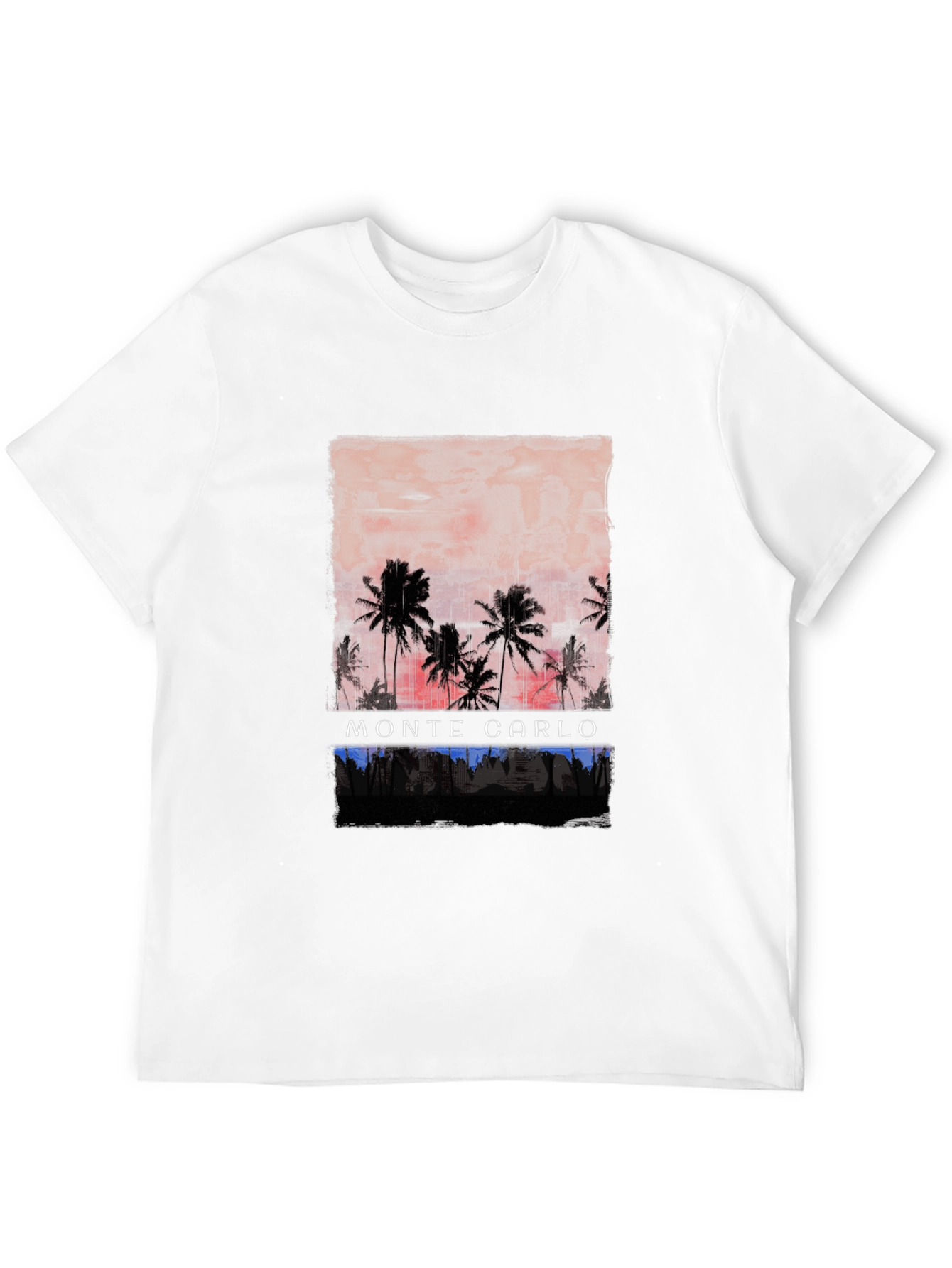 Monte Carlo Palm Tree Graphic Tee