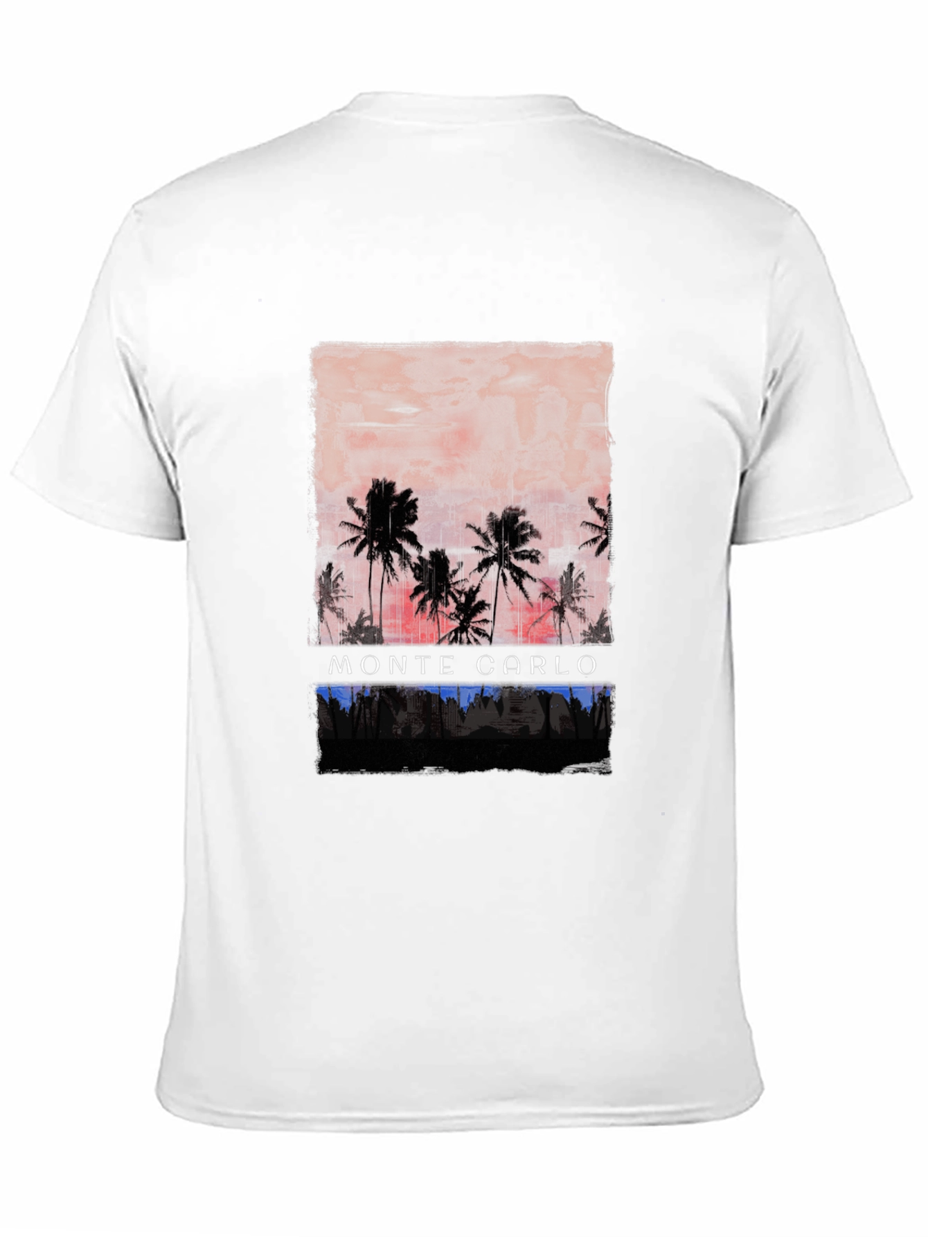 Monte Carlo Palm Tree Graphic Tee