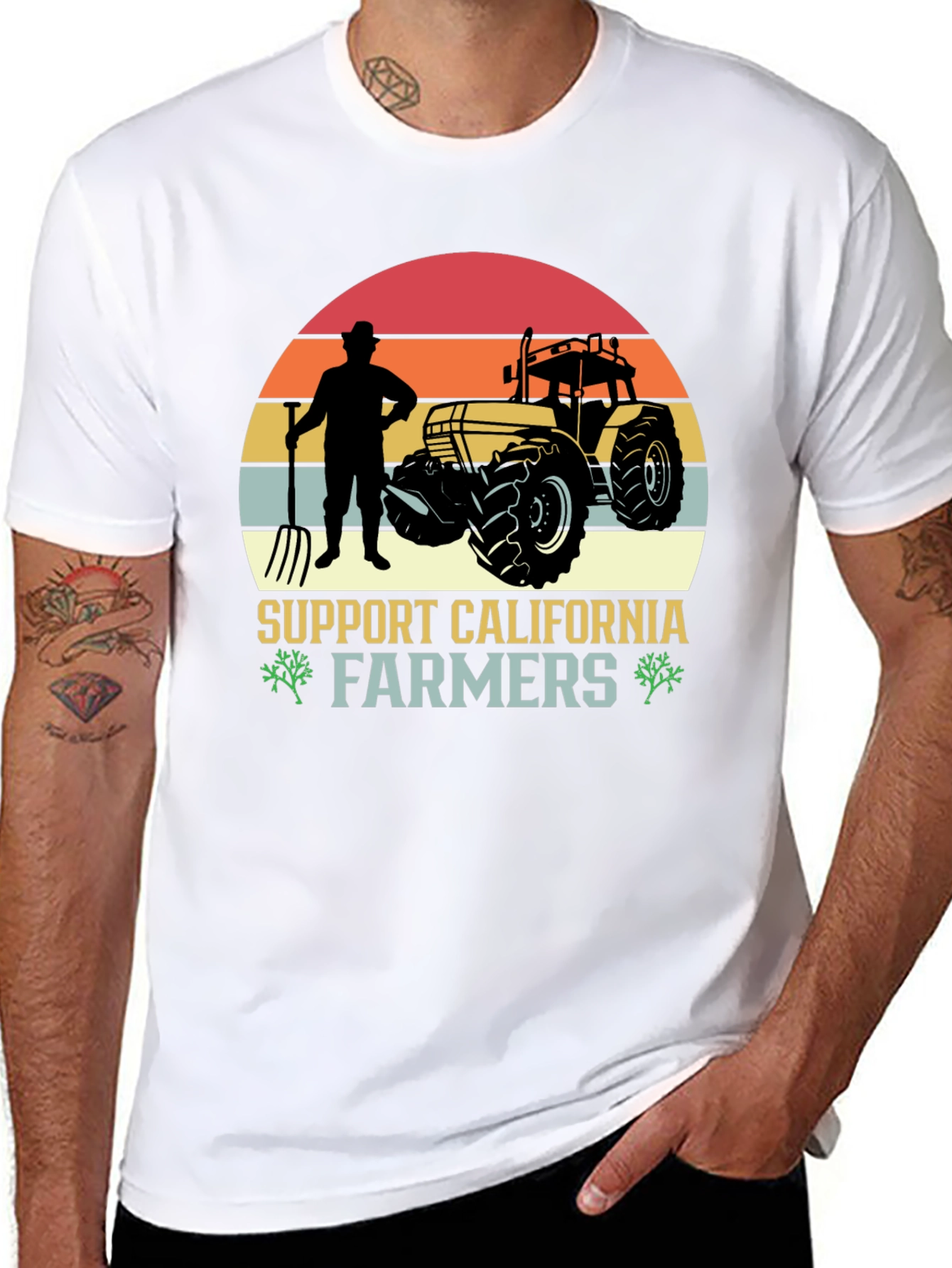 Support California Farmers Graphic Tee