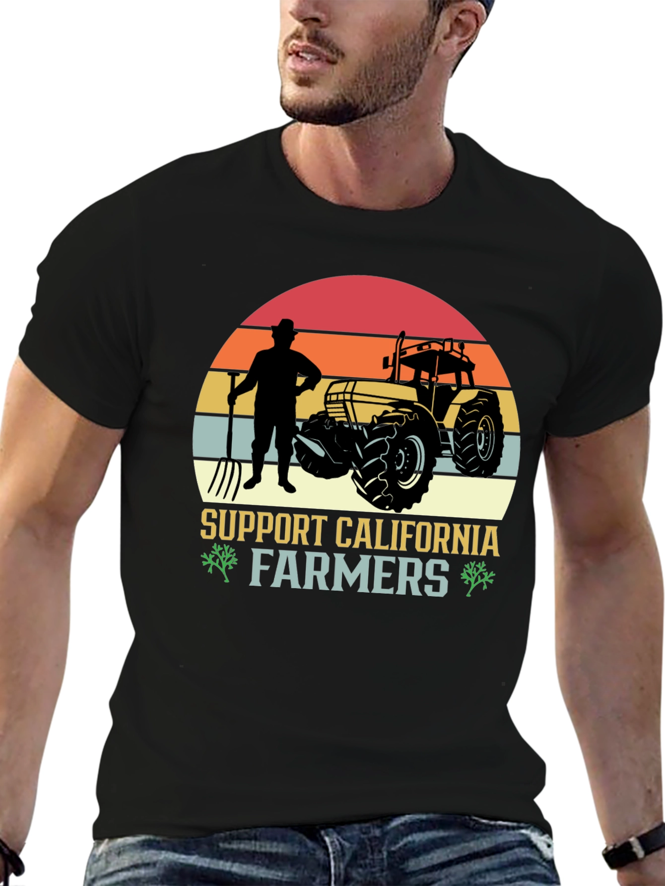 Support California Farmers Graphic Tee