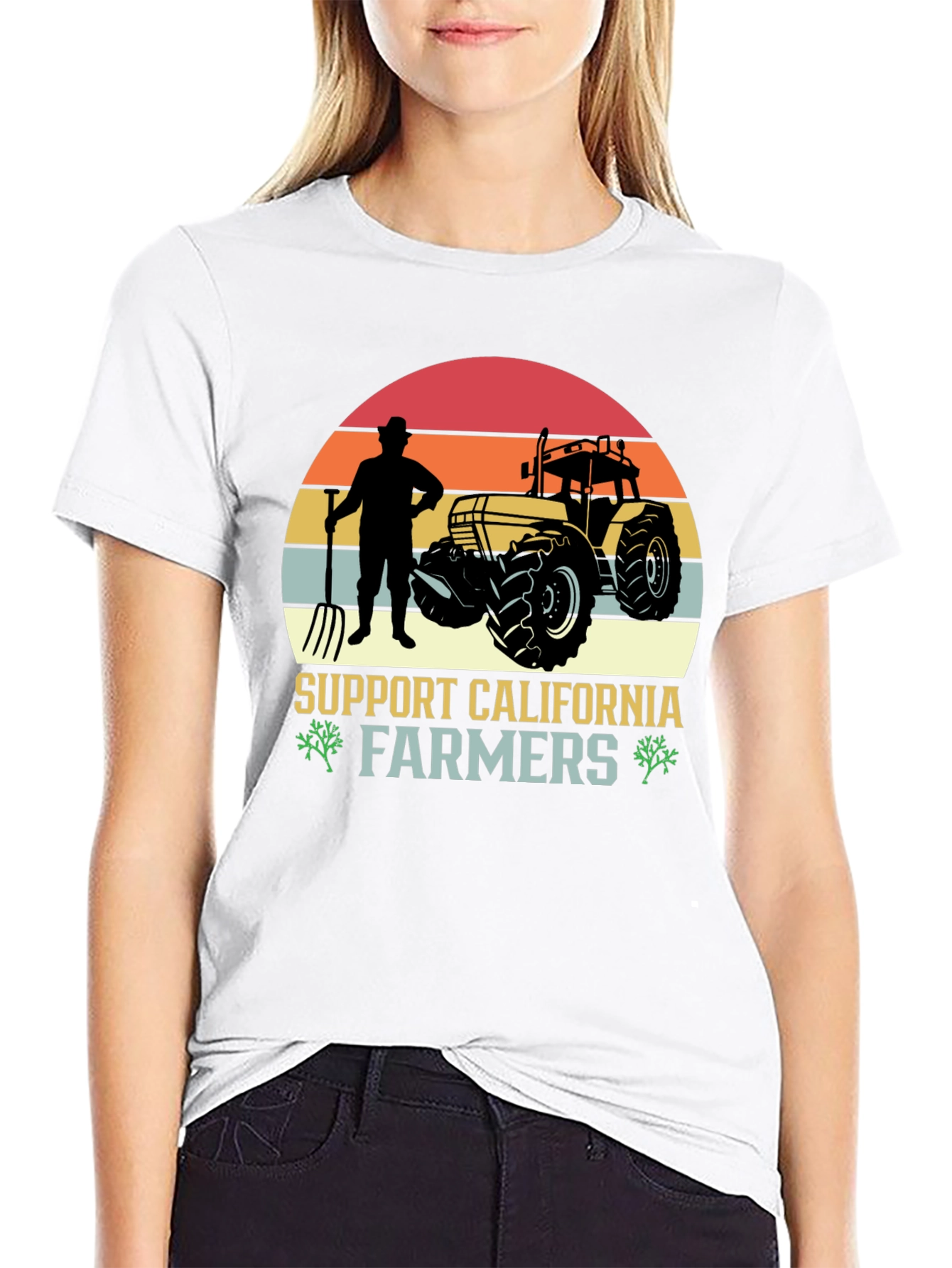 Support California Farmers Graphic Tee