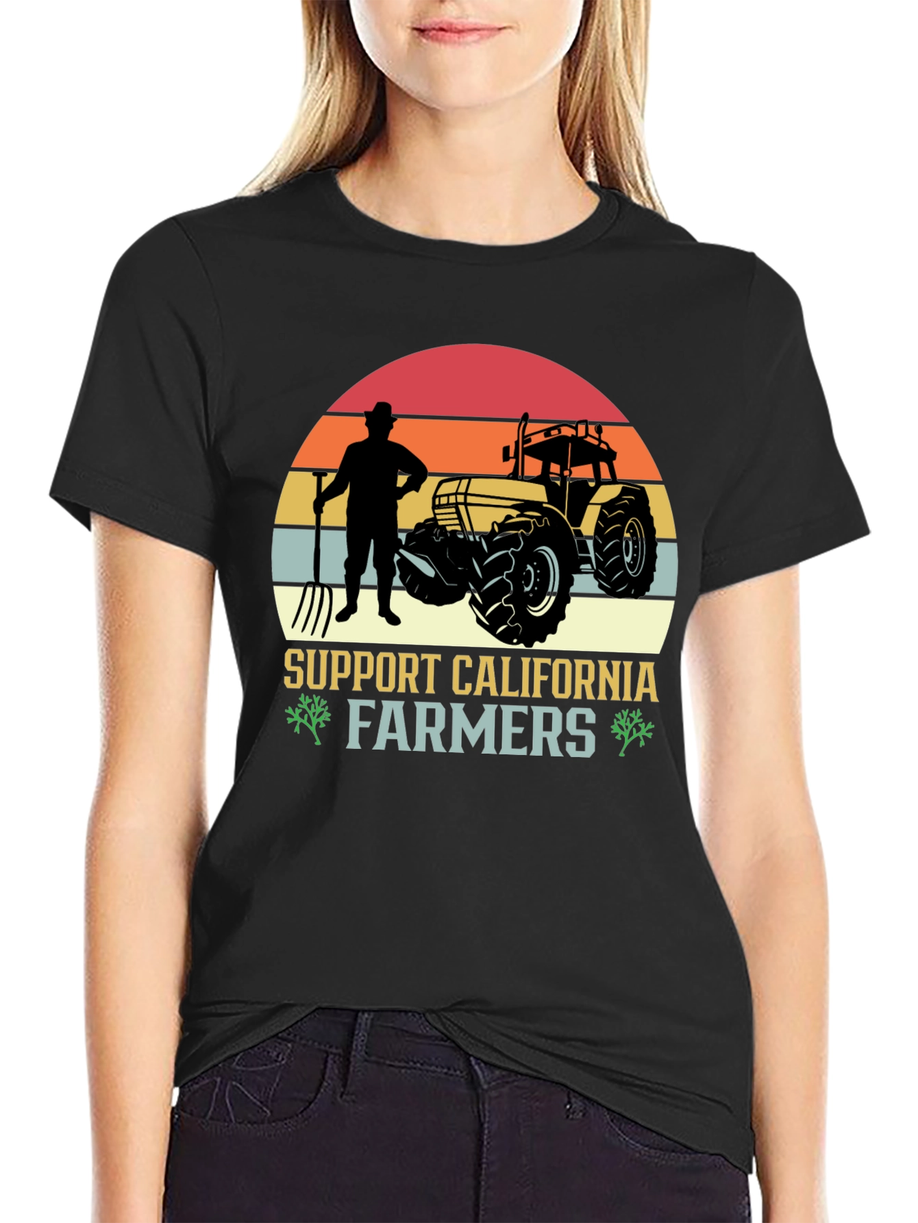 Support California Farmers Graphic Tee