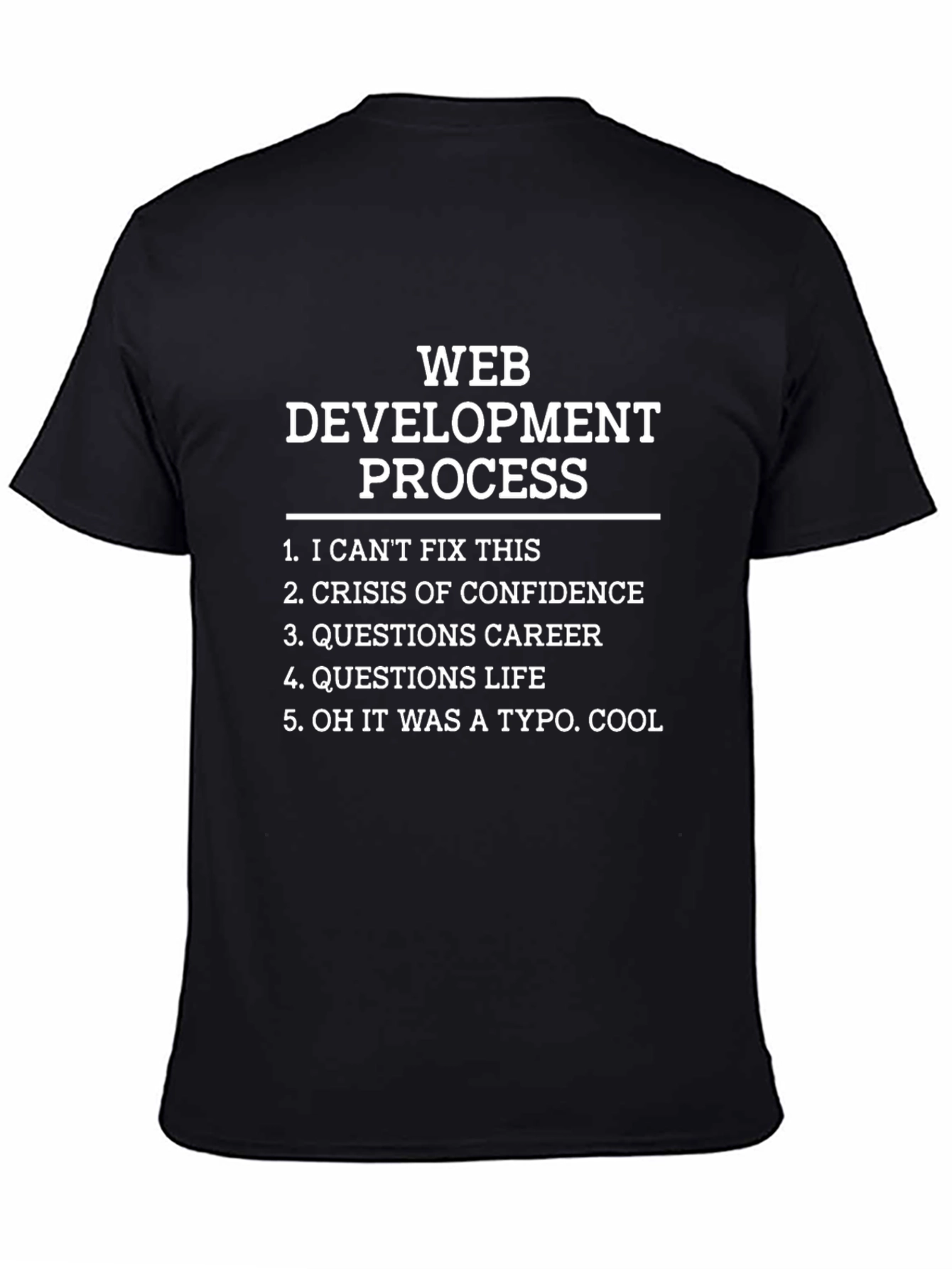 Web Development Process Funny T-Shirt