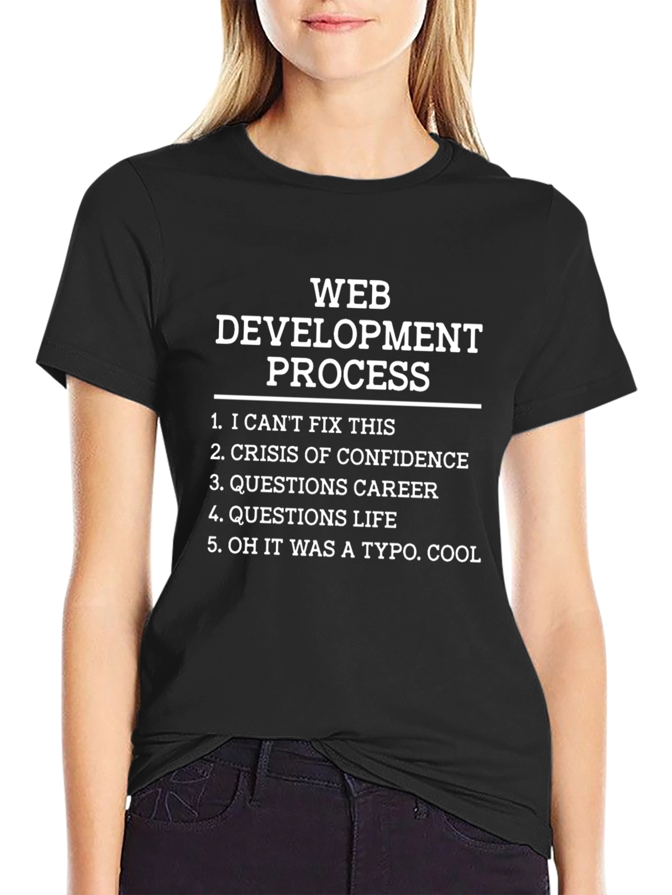 Web Development Process Funny T-Shirt