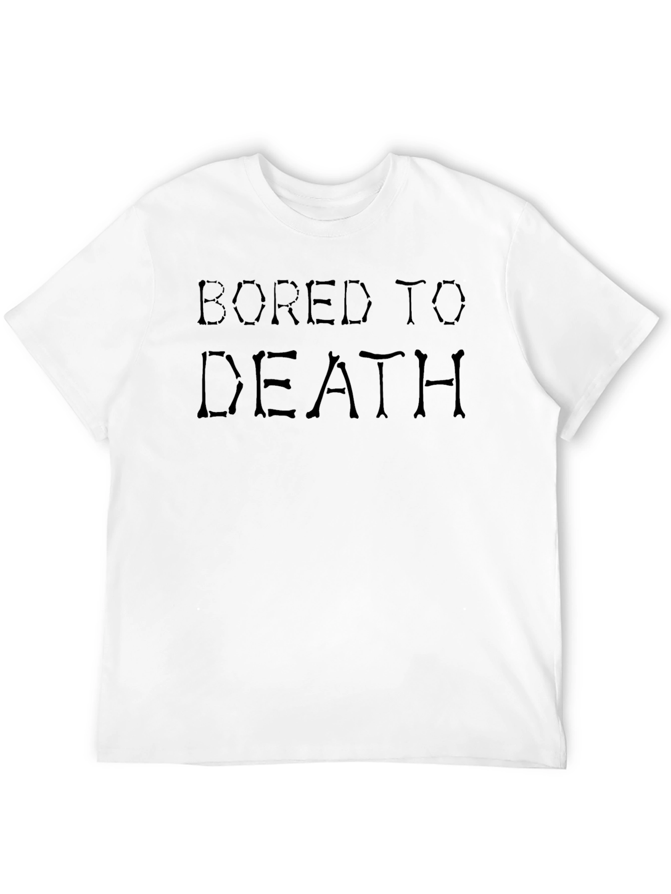 Bored to Death Graphic Tee - Black T-Shirt