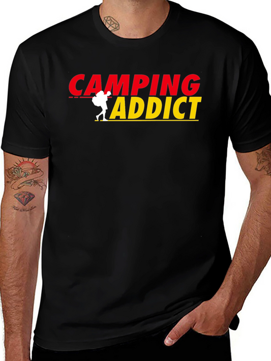 Camping Addict Graphic T-Shirt
