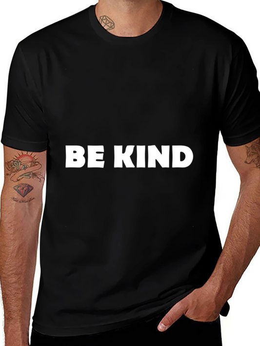 Be Kind Black Tee - Positive Message T-Shirt