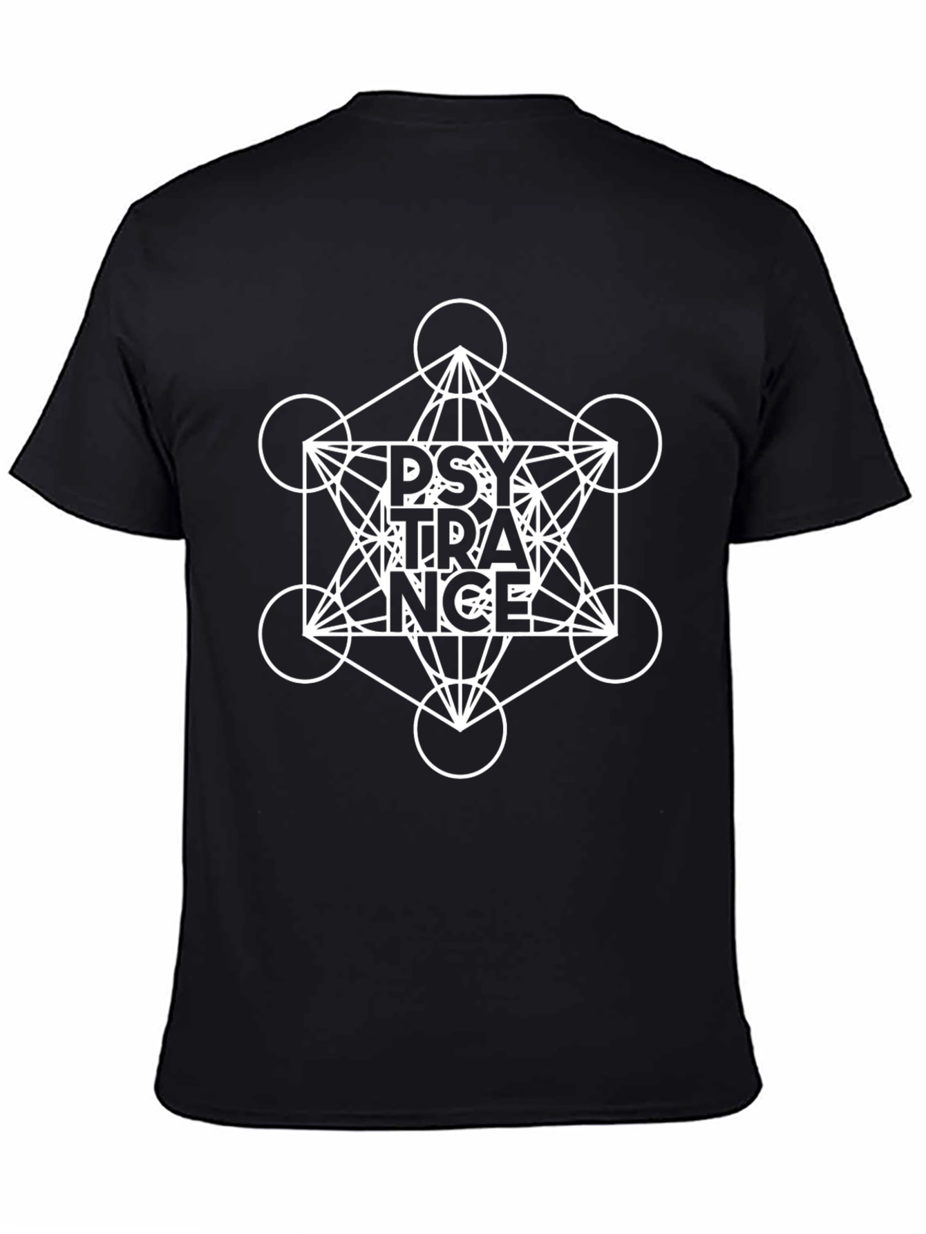 Psy Trance Graphic Tee - Sacred Geometry Design