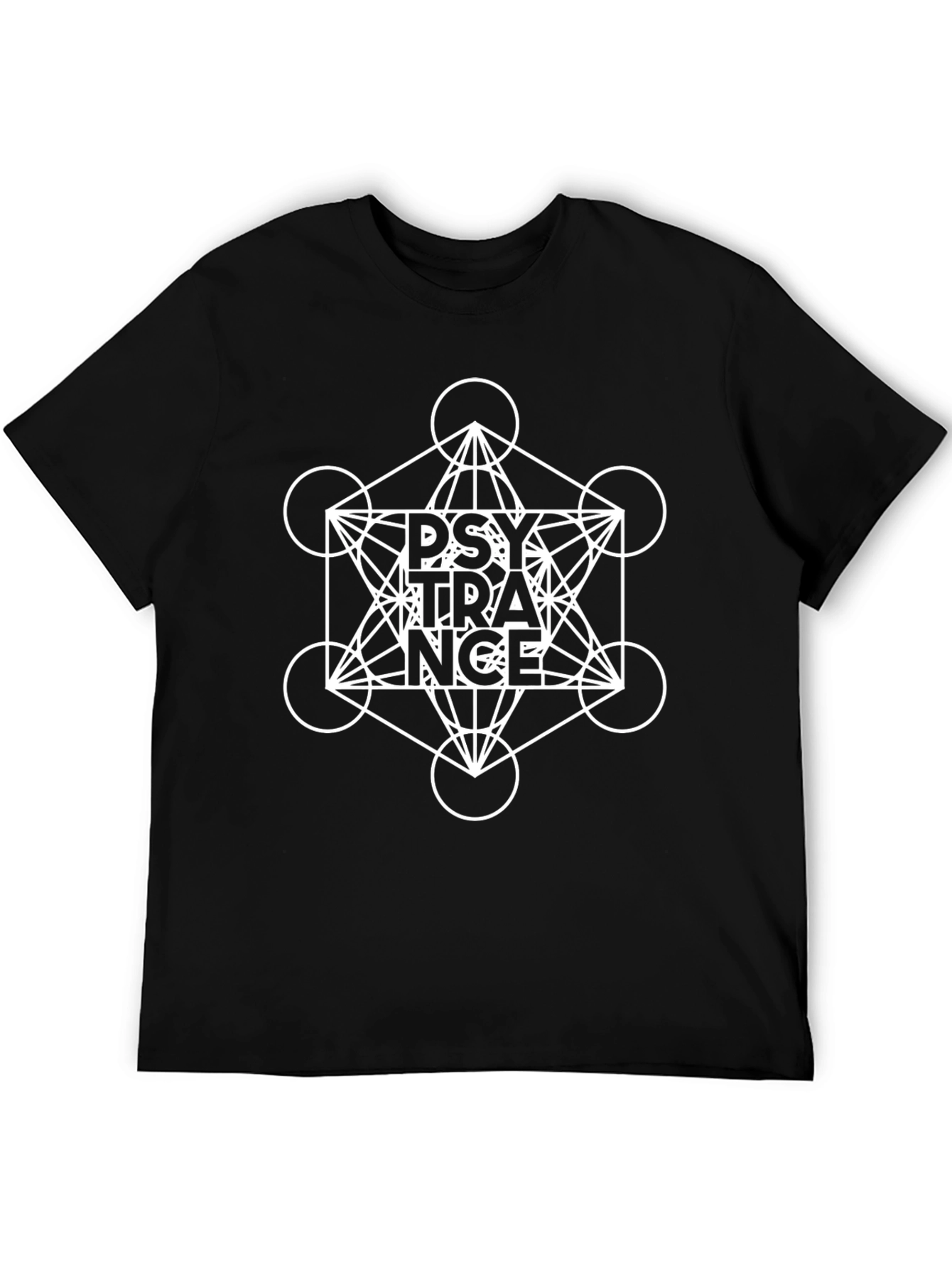 Psy Trance Graphic Tee - Sacred Geometry Design
