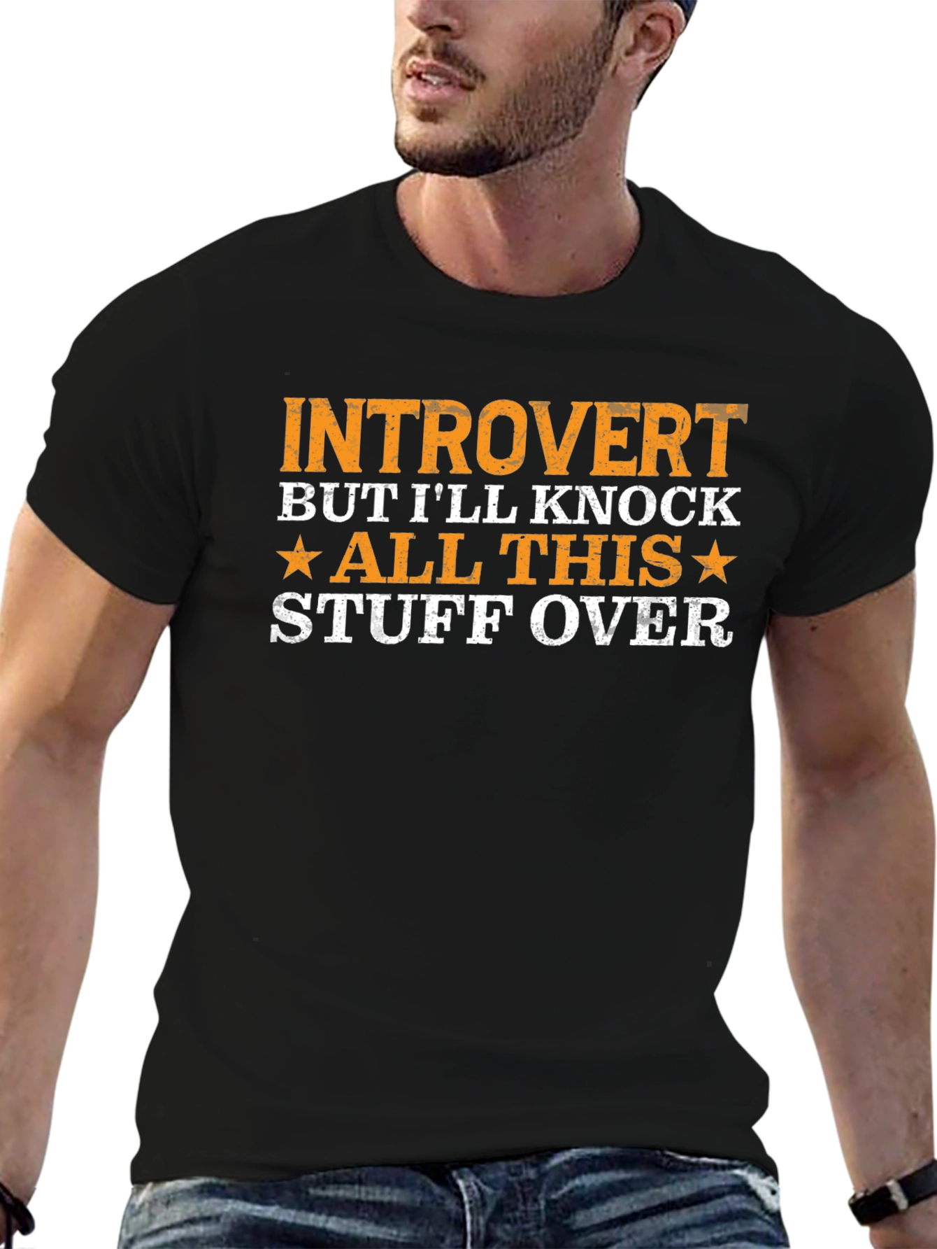 Introvert Knock Stuff Over T-Shirt