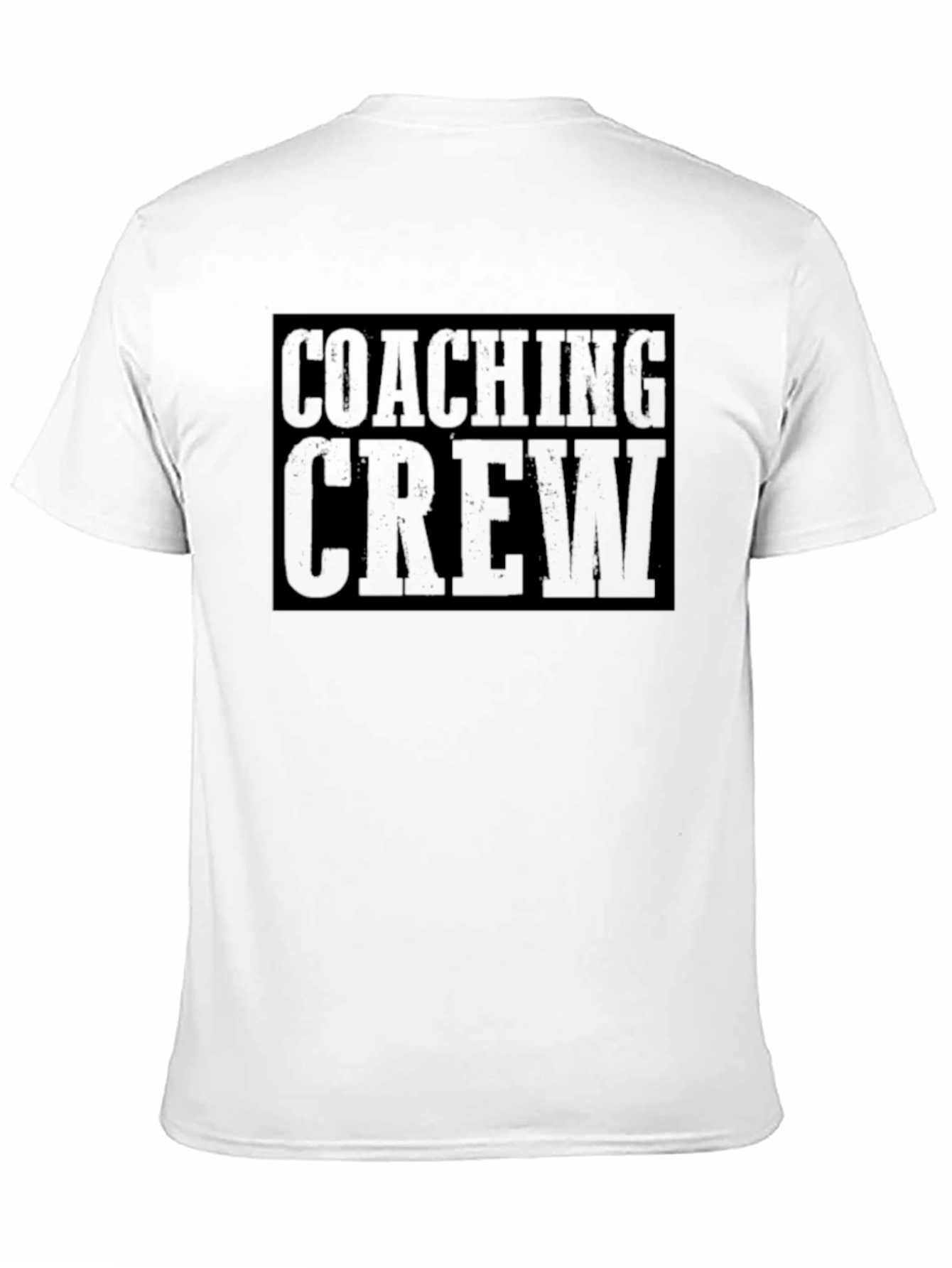 Coaching Crew Black Graphic Tee