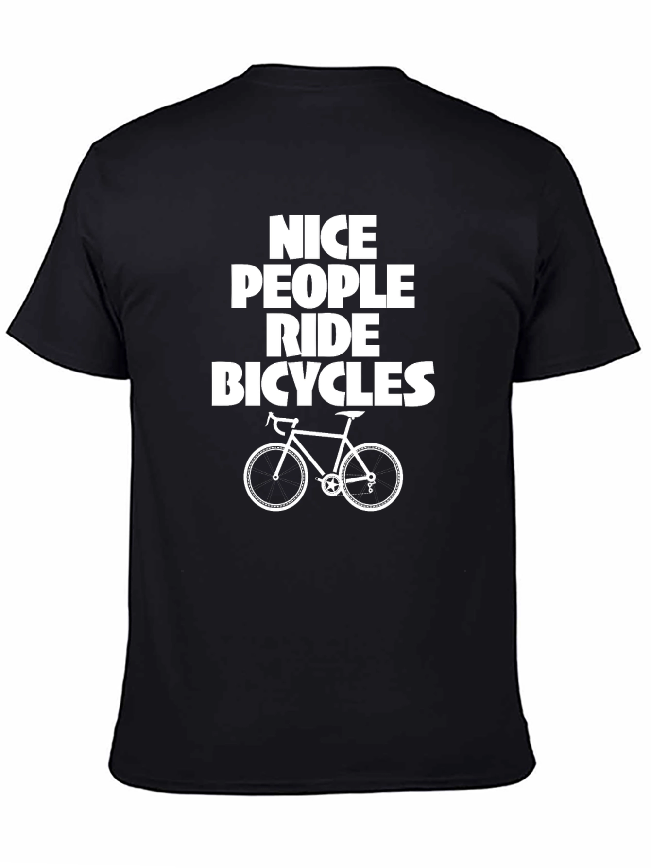 Nice People Ride Bicycles Graphic Tee