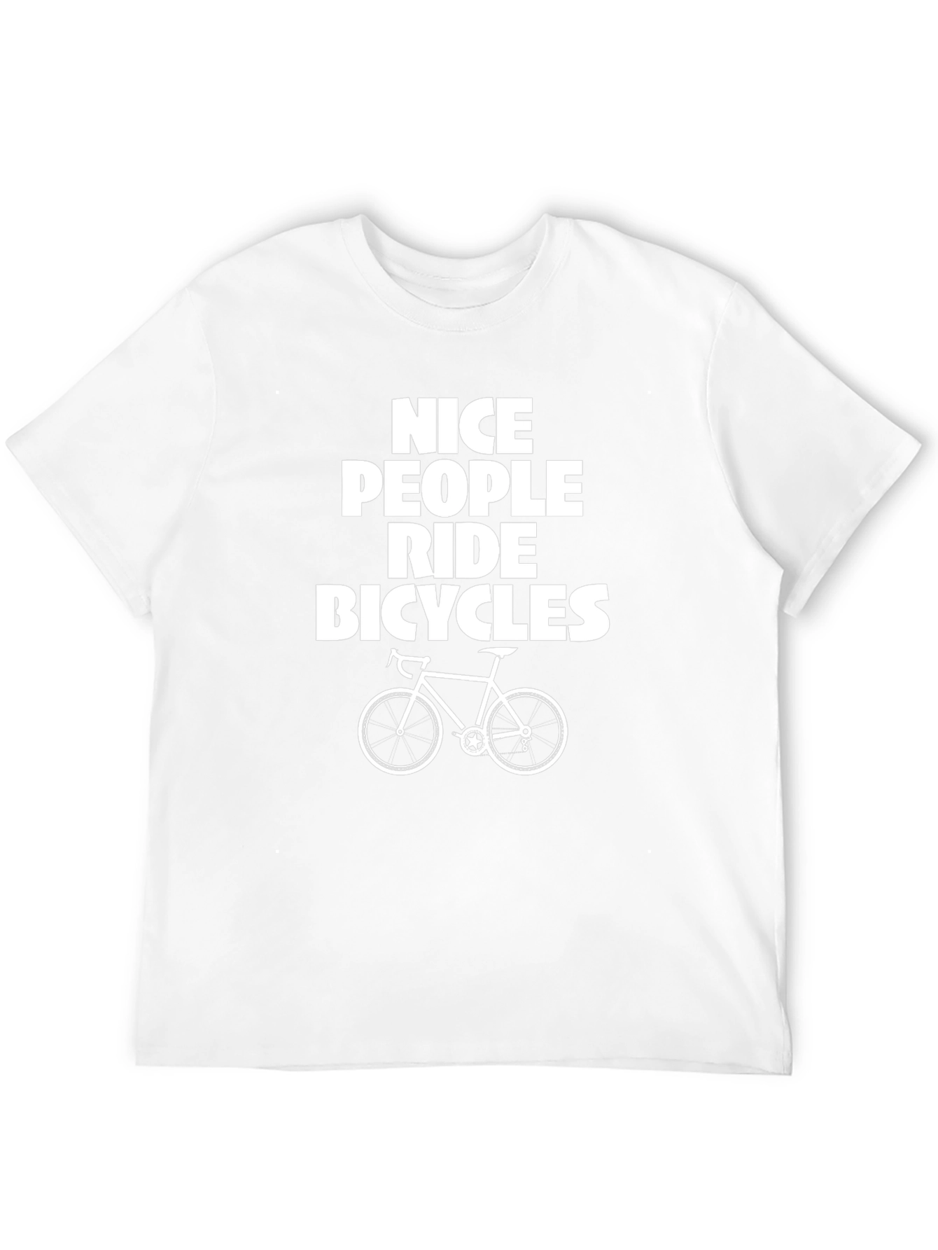 Nice People Ride Bicycles Graphic Tee