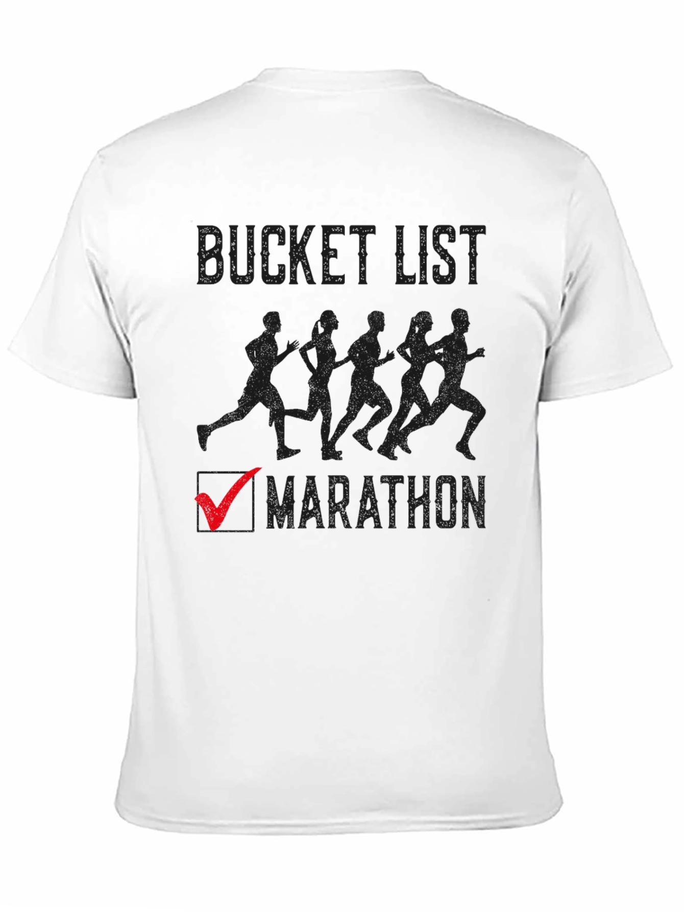 Bucket List Marathon T-Shirt - Running Apparel