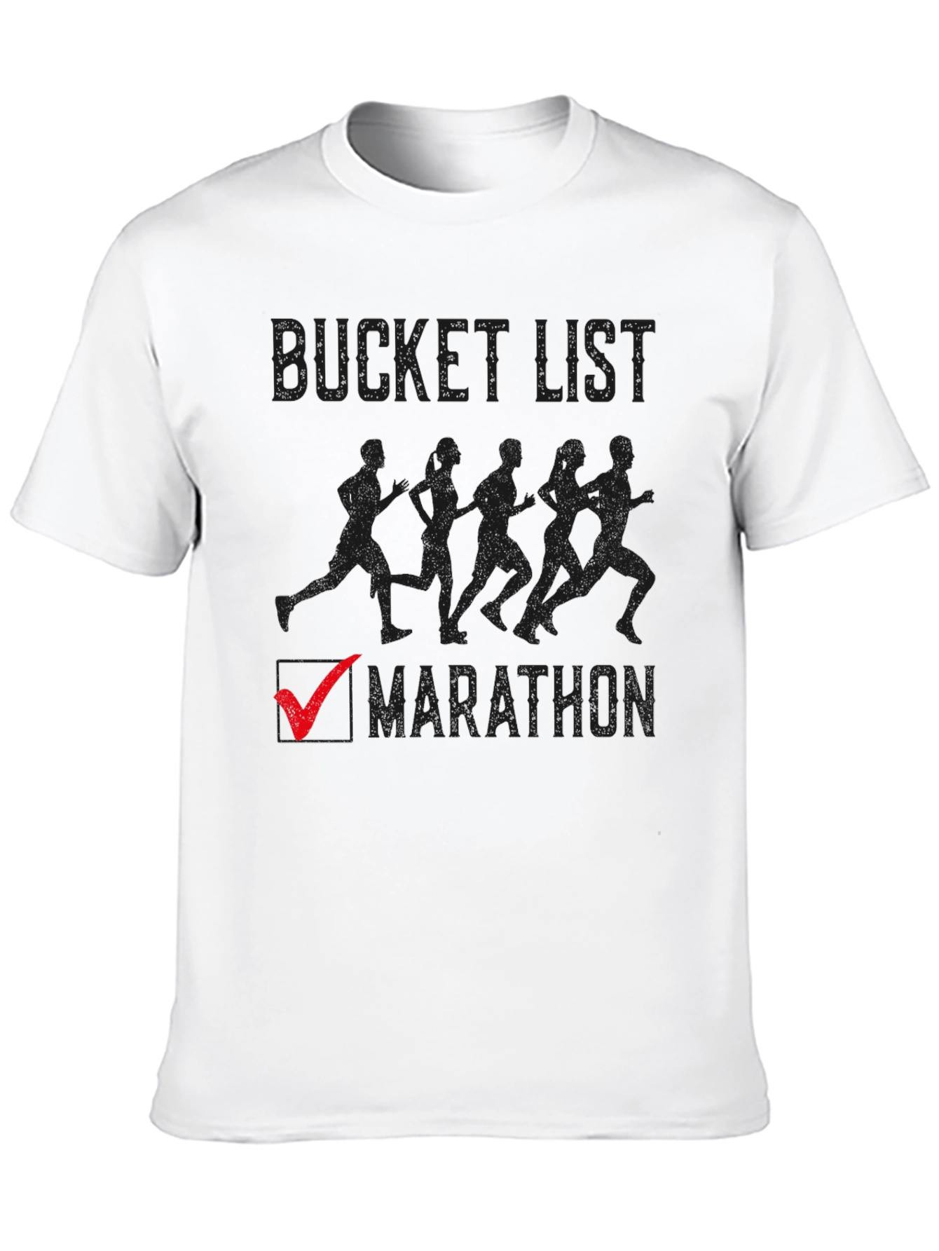 Bucket List Marathon T-Shirt - Running Apparel