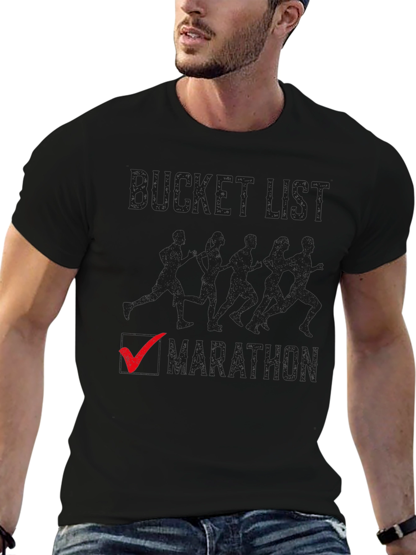 Bucket List Marathon T-Shirt - Running Apparel