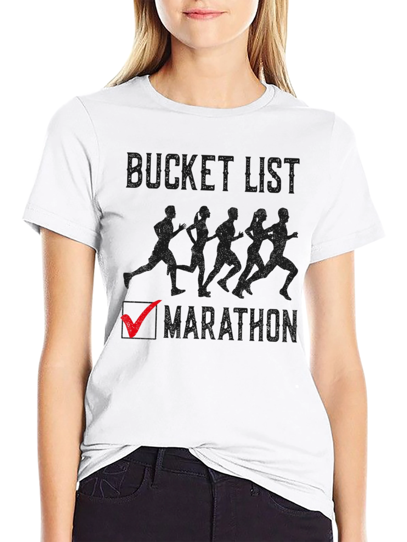 Bucket List Marathon T-Shirt - Running Apparel