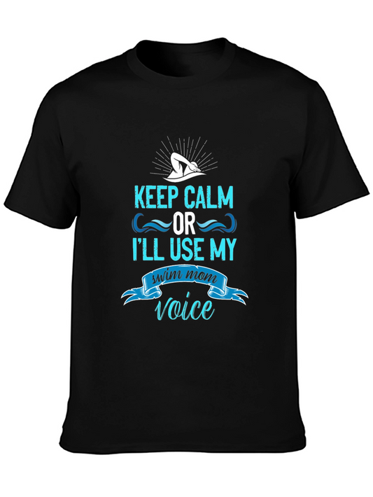 Keep Calm Swim Mom T-Shirt