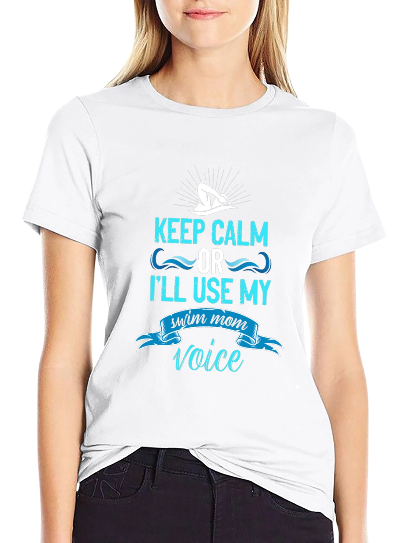 Keep Calm Swim Mom T-Shirt